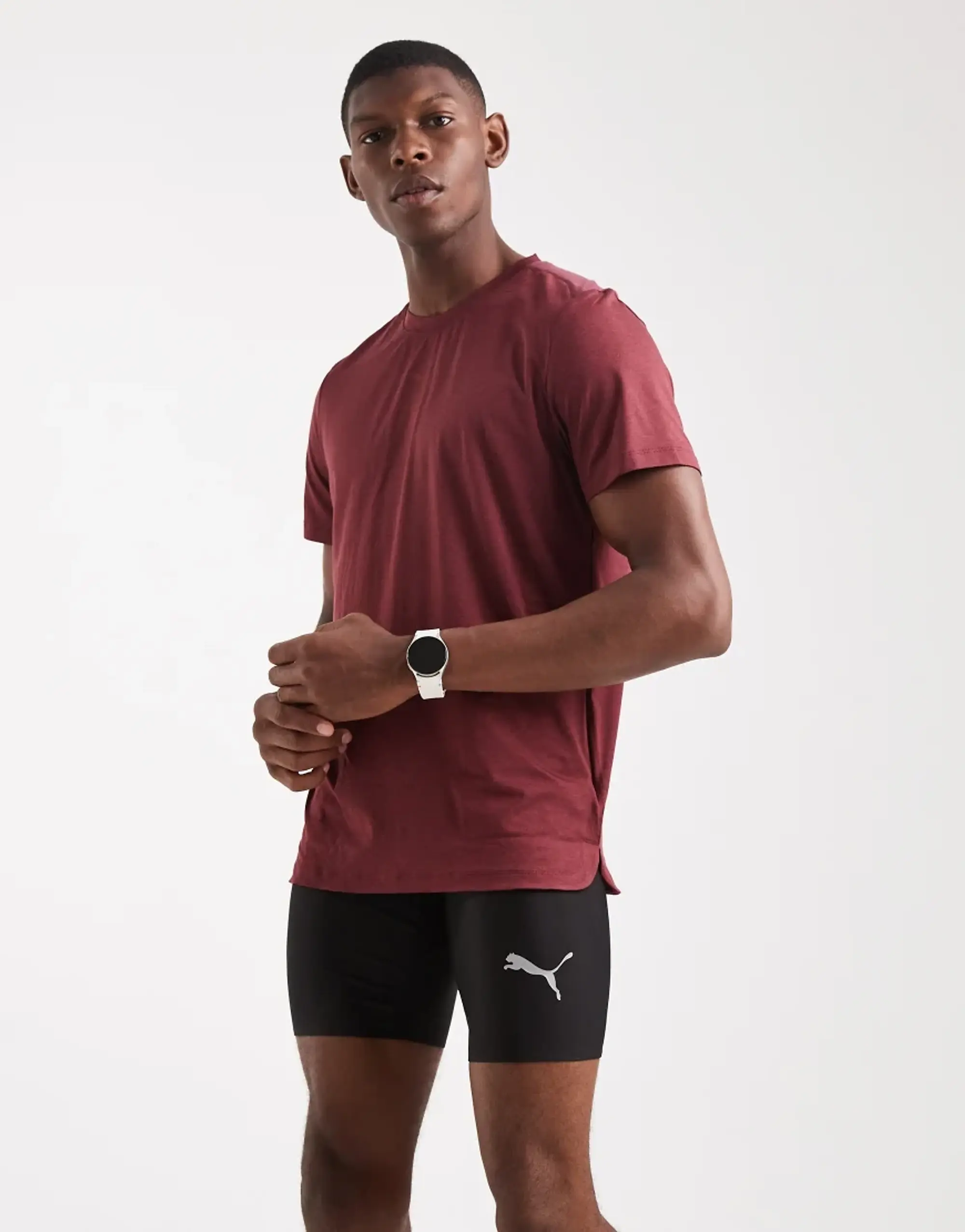 Puma Raceday Ultraform 9" Tight Shorts In Black