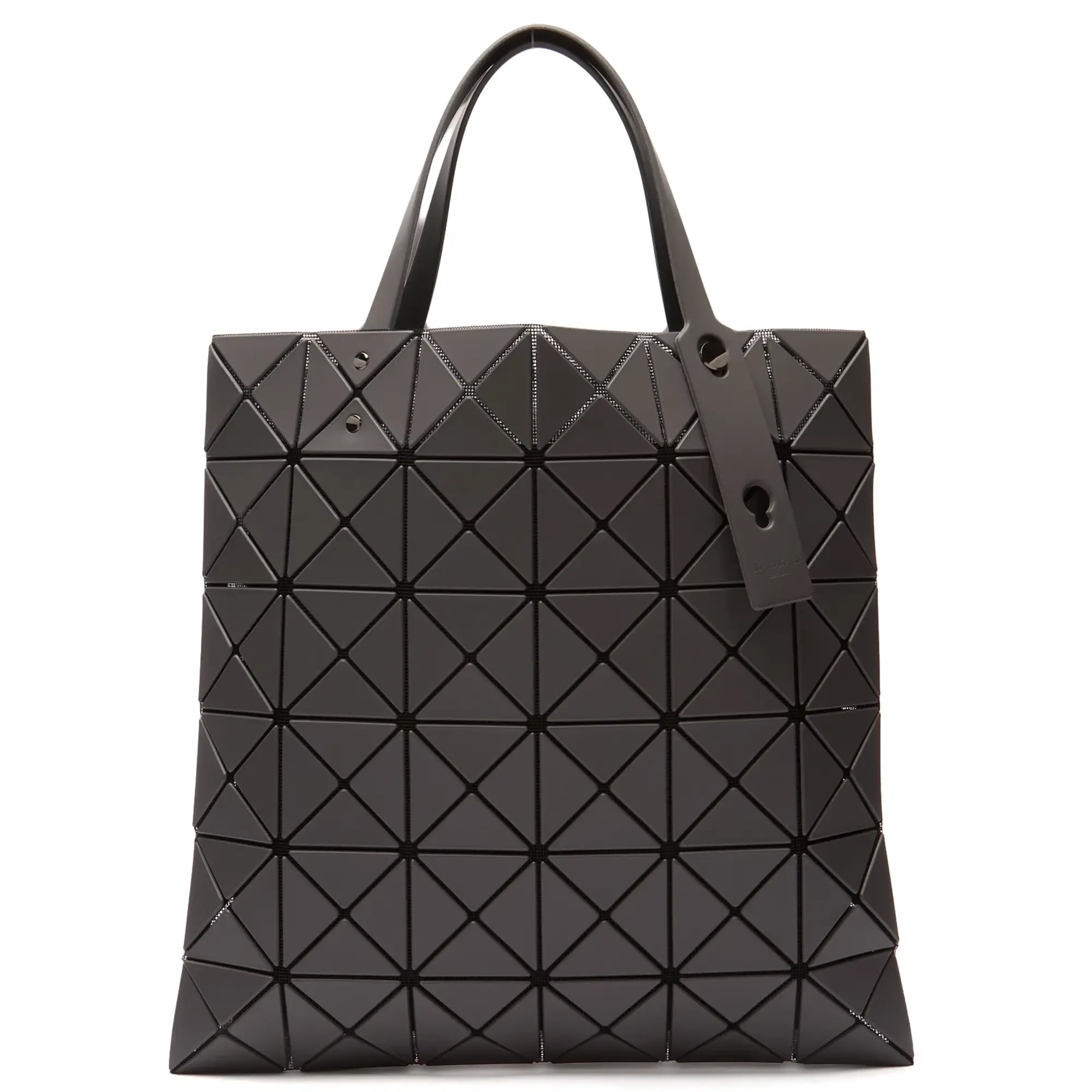 BAO BAO ISSEY MIYAKE Women's Lucent Matte Tote Bag Charcoal Grey