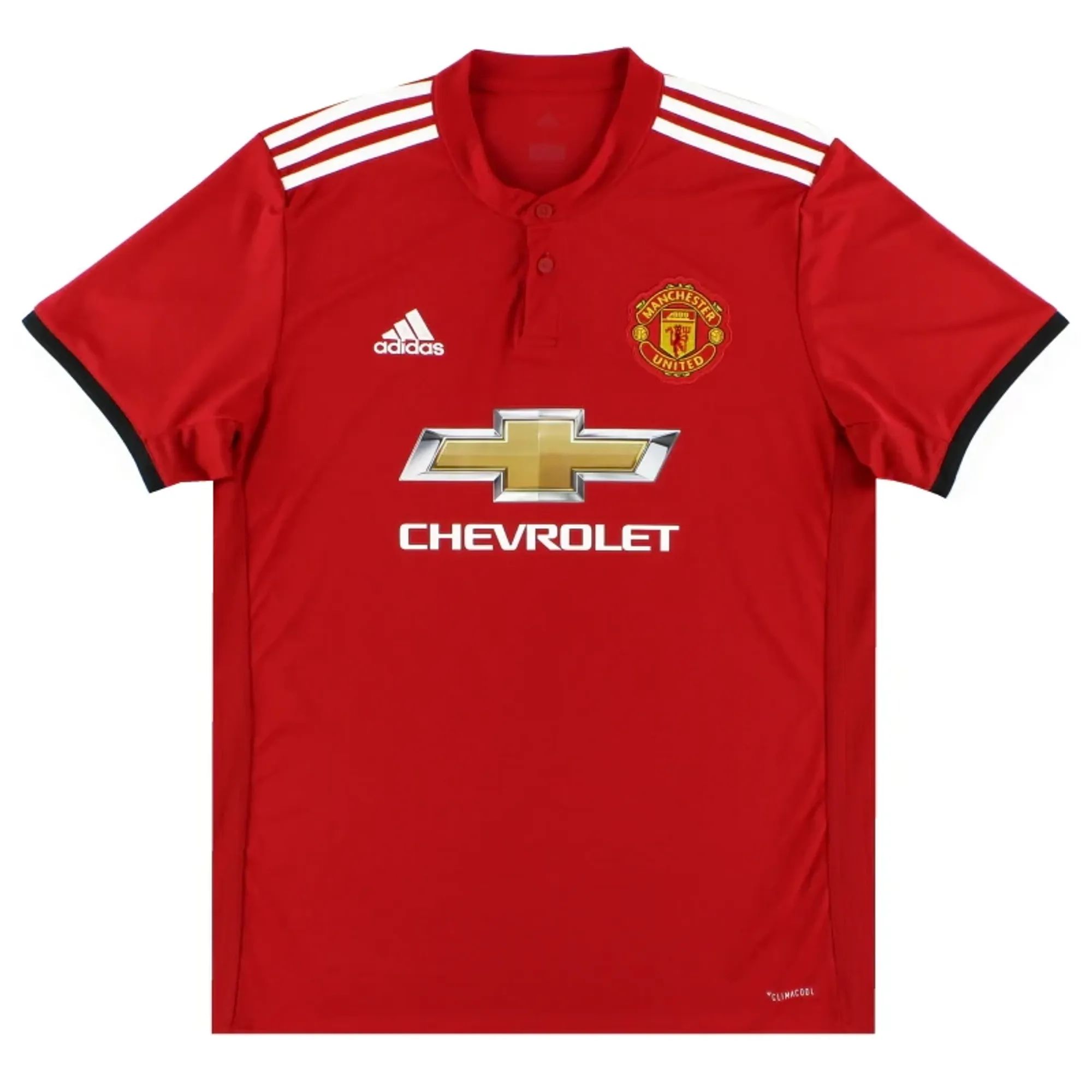 2017-18 Manchester United adidas Home Shirt M - Manchester United / Excellent 