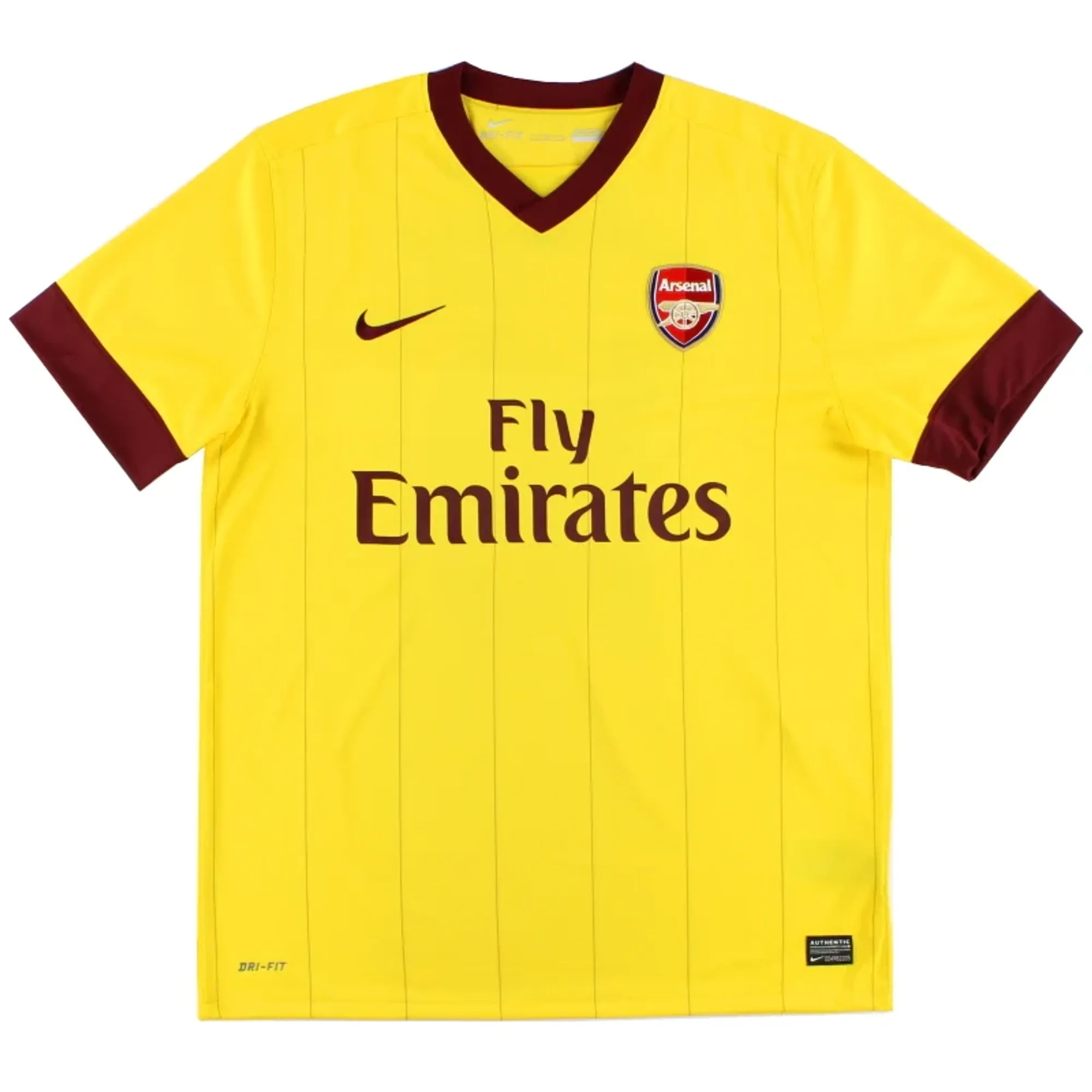 2010-13 Arsenal Nike Away Shirt XXXL - Arsenal / Excellent 