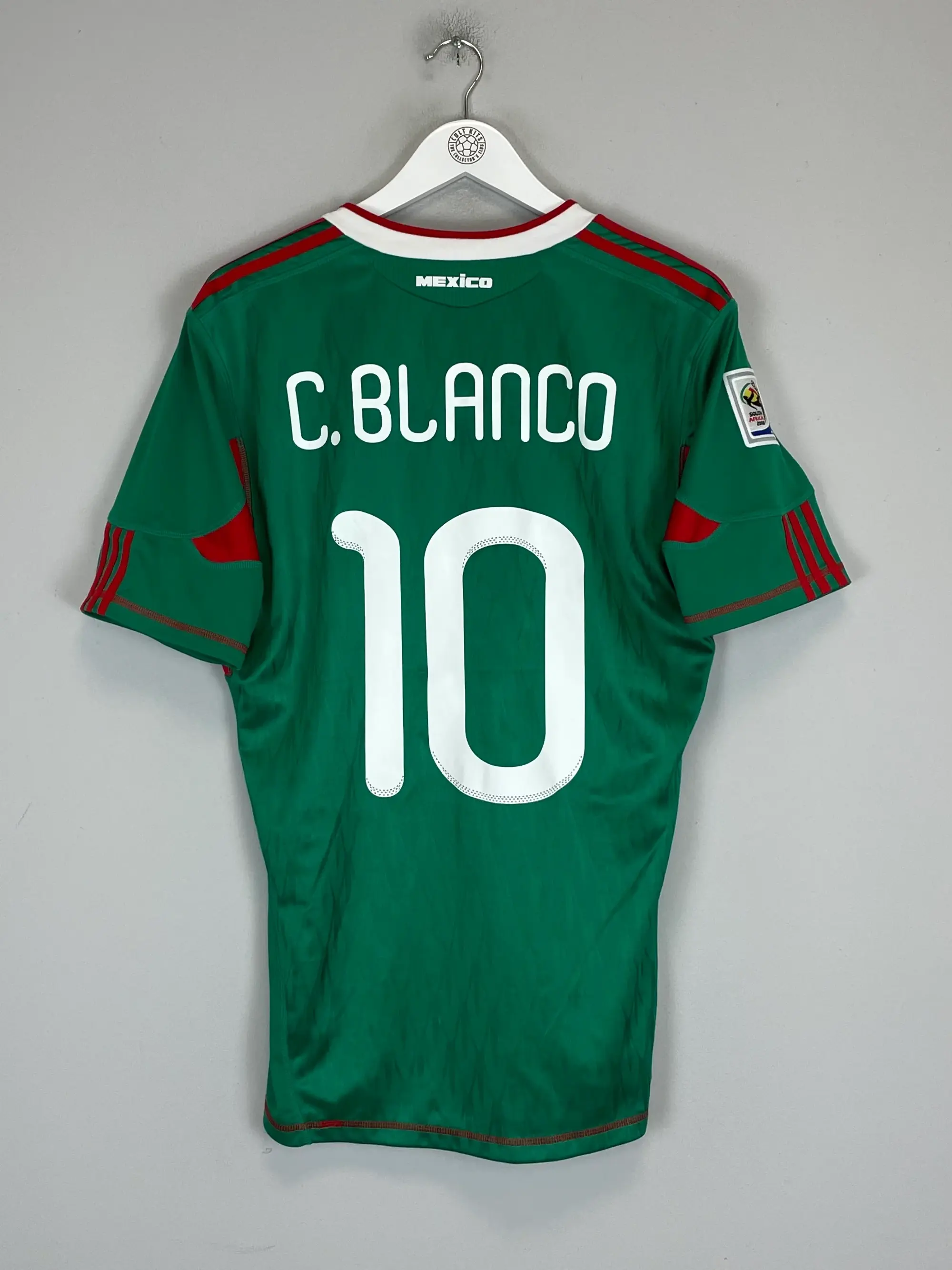 2010 MEXICO C.BLANCO #10 HOME SHIRT (M) ADIDAS | CULT KITS