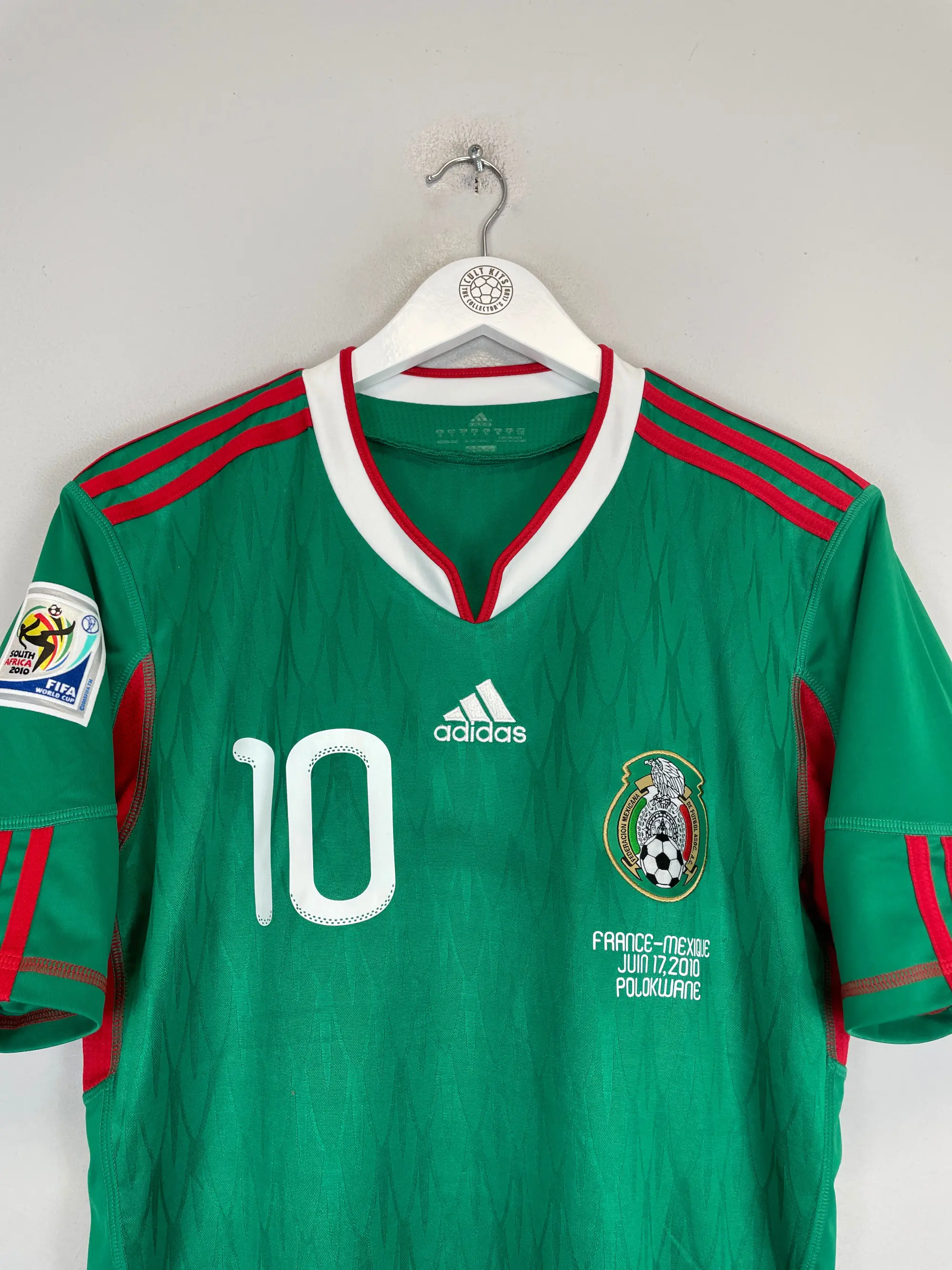 2010 MEXICO C.BLANCO #10 HOME SHIRT (M) ADIDAS | CULT KITS