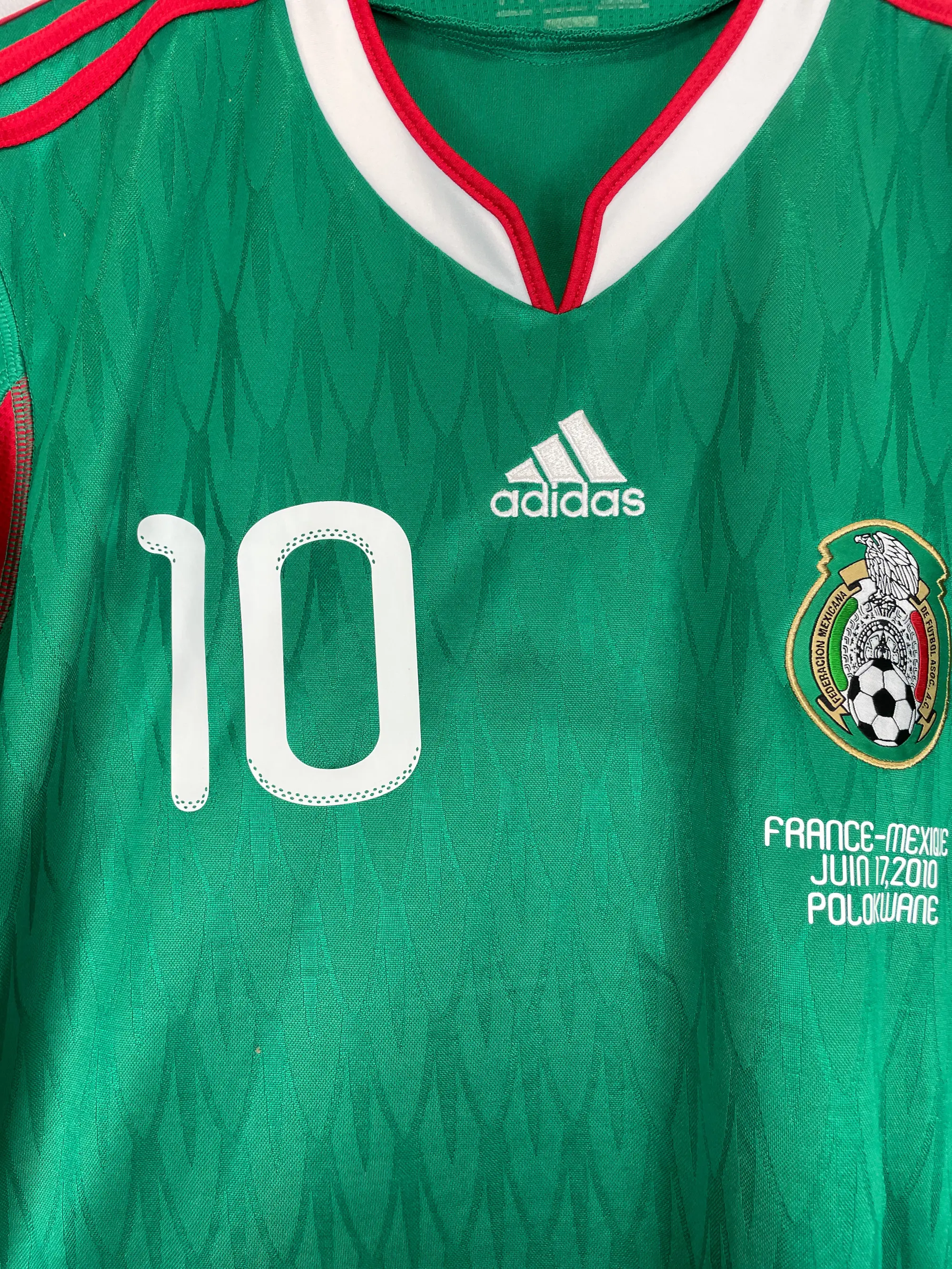 2010 MEXICO C.BLANCO #10 HOME SHIRT (M) ADIDAS | CULT KITS