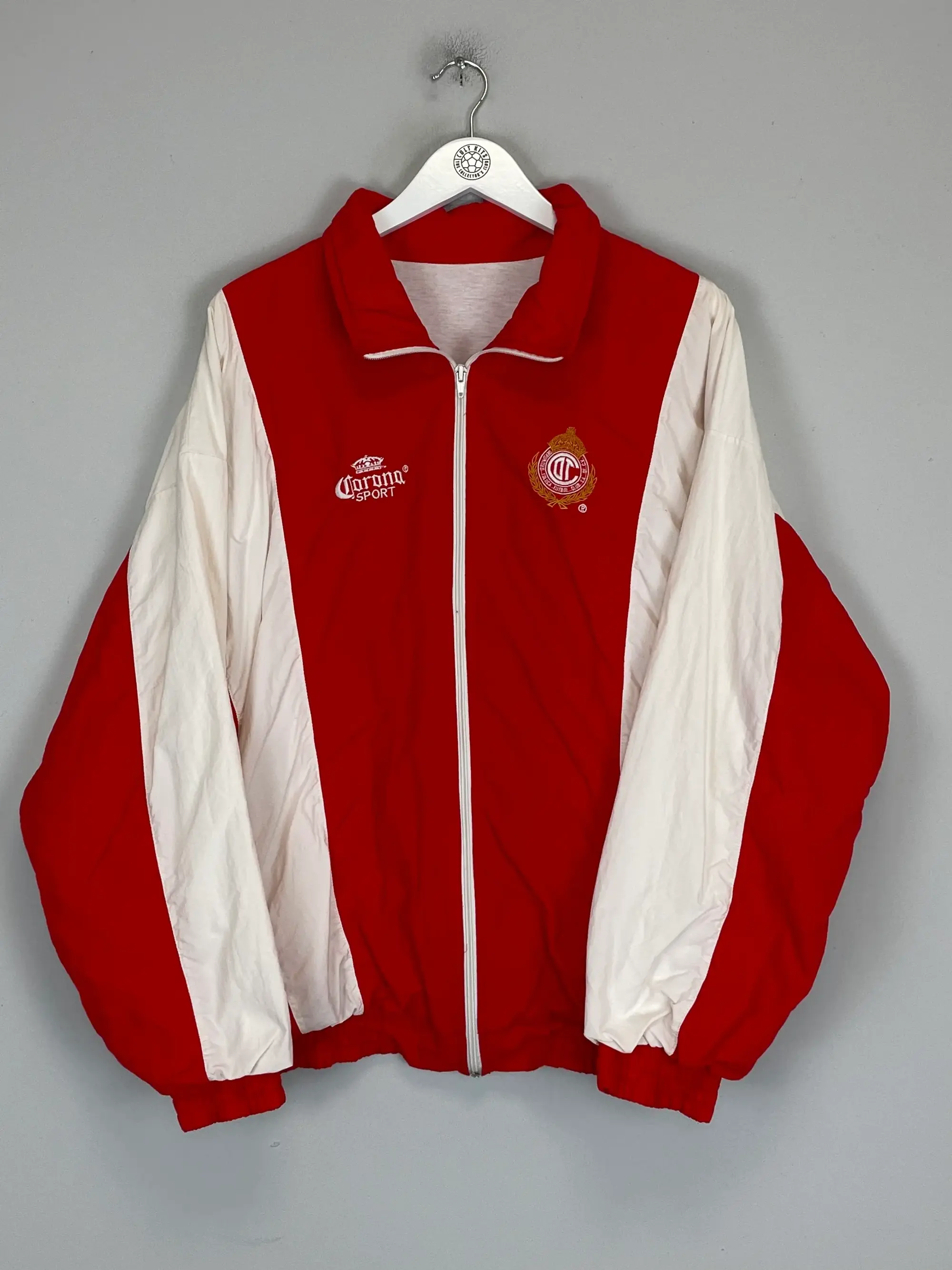 1996/98 DEPORTIVO TOLUCA TRACK JACKET (L) CORONA SPORT | CULT KITS