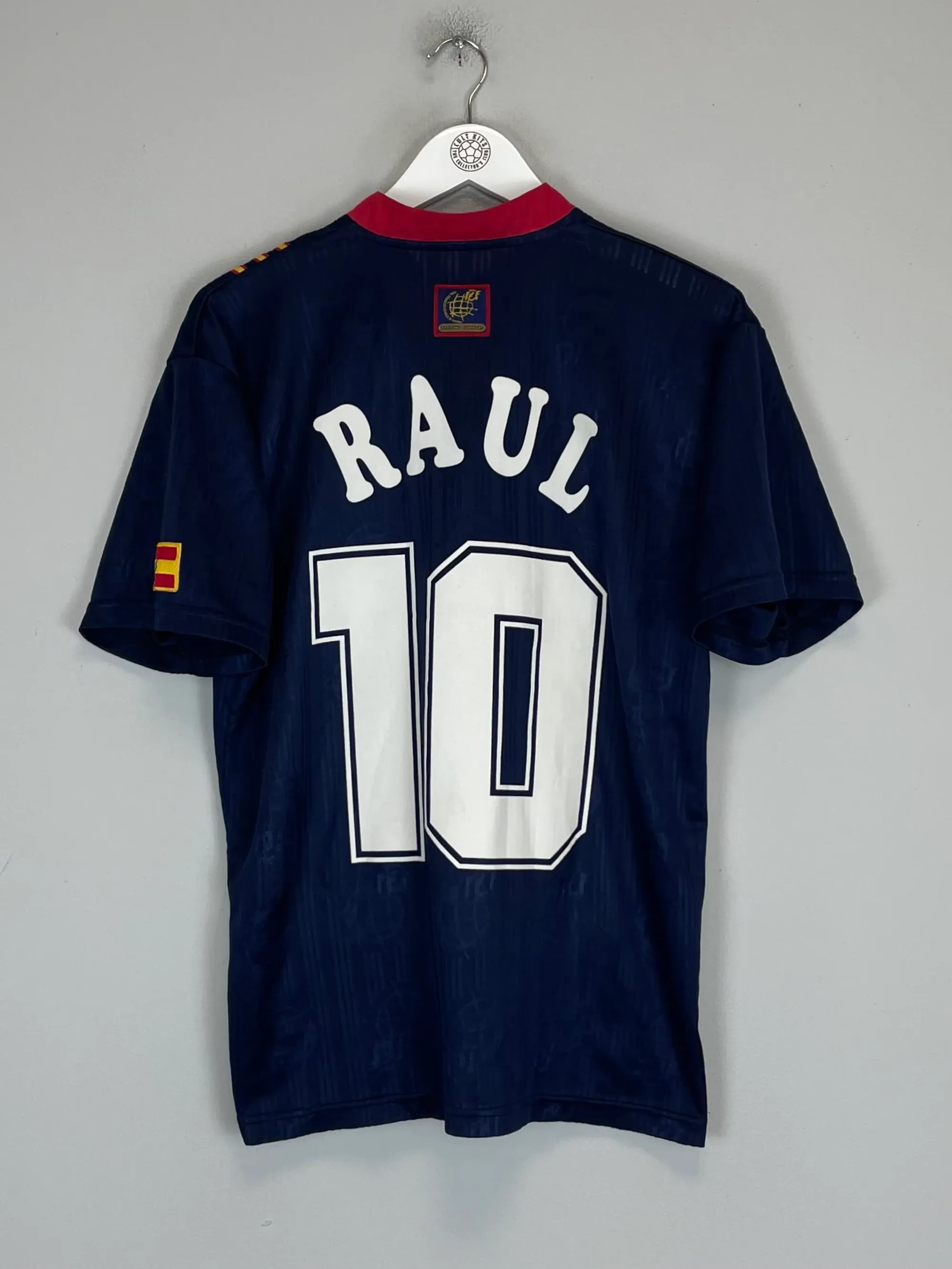 1996/98 SPAIN RAUL #10 AWAY SHIRT (S) ADIDAS | CULT KITS