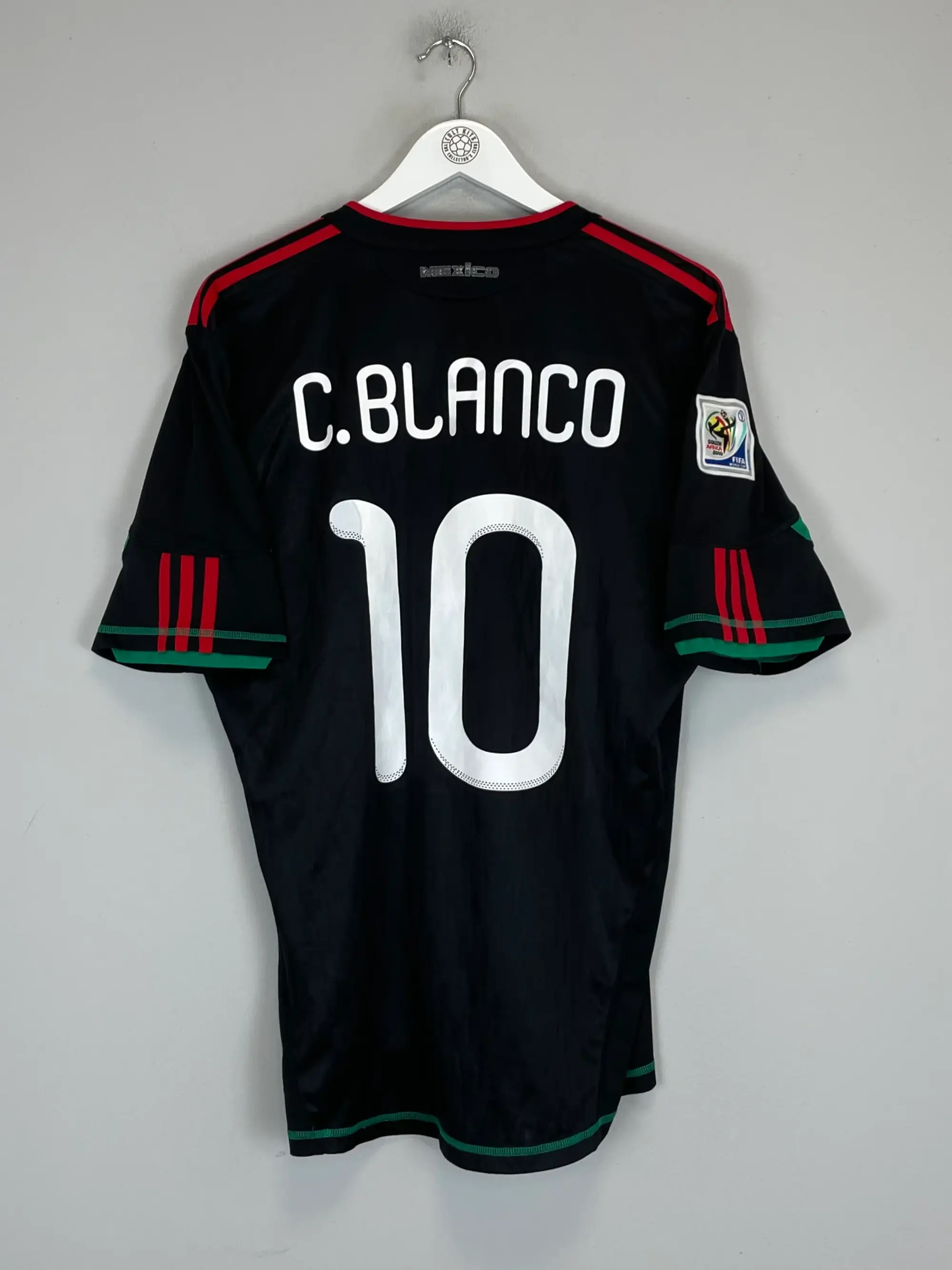2010/11 MEXICO C.BLANCO #10 (SOUTH AFRICA v MEXICO) AWAY SHIRT (L) ADIDAS| CULT KITS