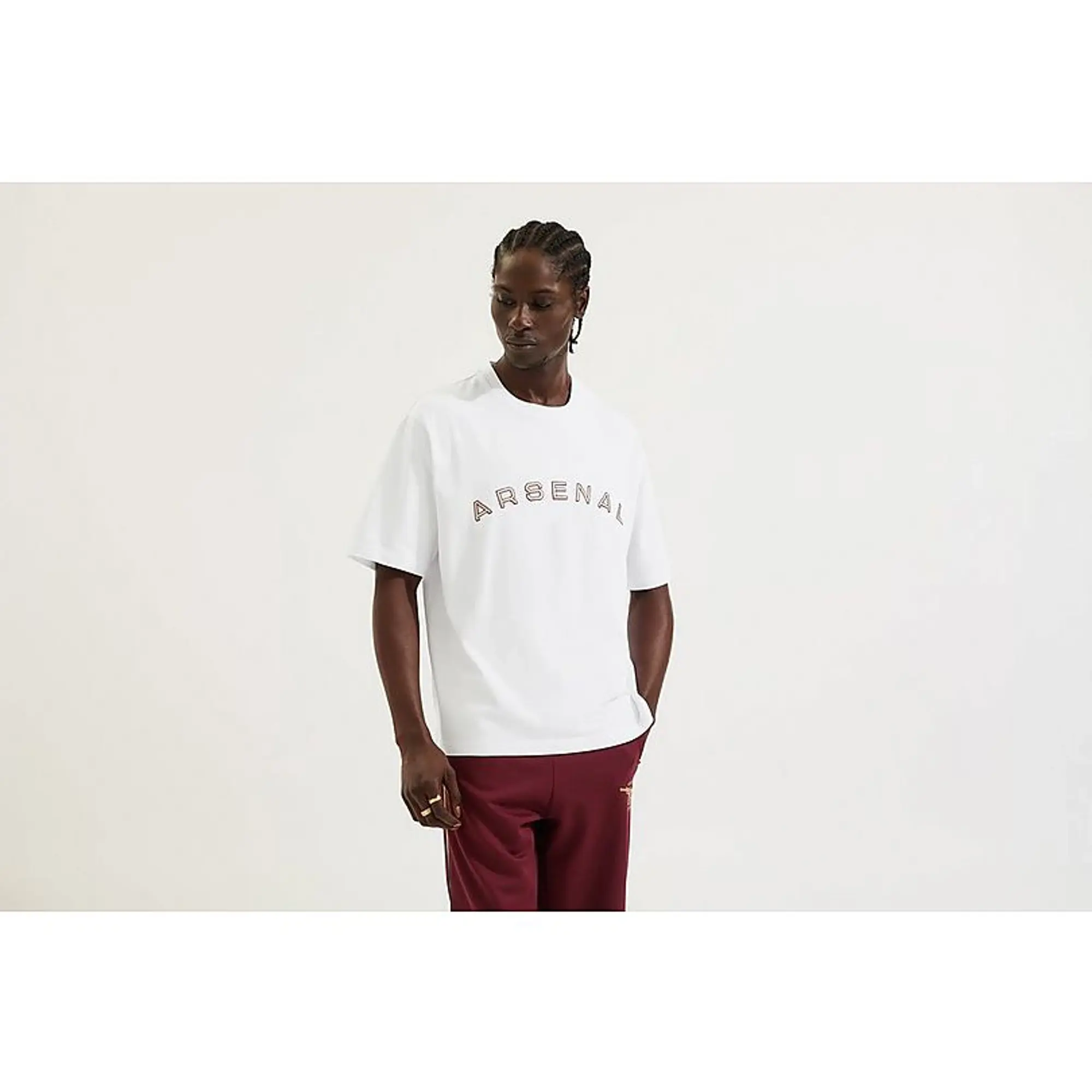 Arsenal Classics White Stadium T-Shirt, White