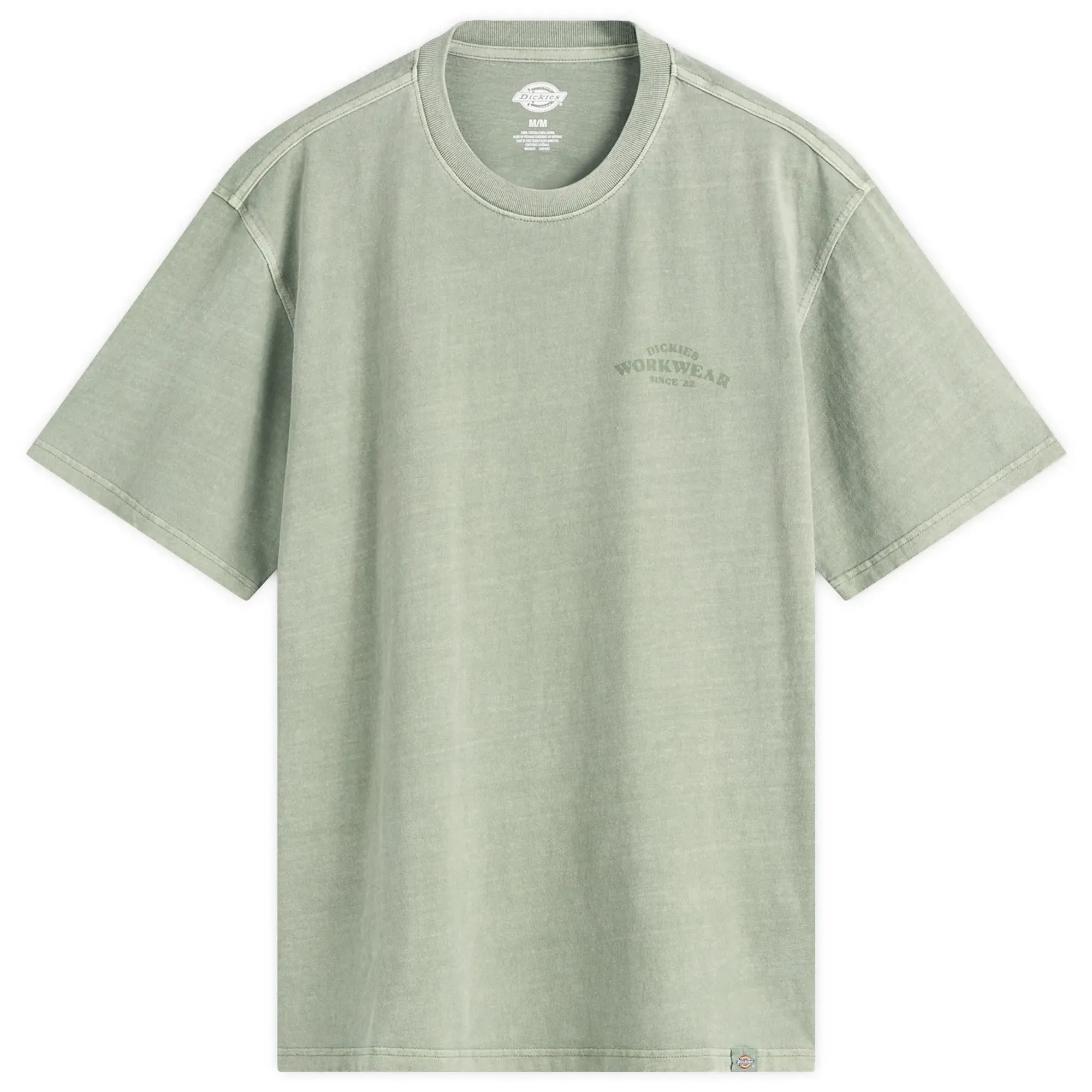 Dickies Men's Christiana Garment Dyed T-Shirt Sea Spray