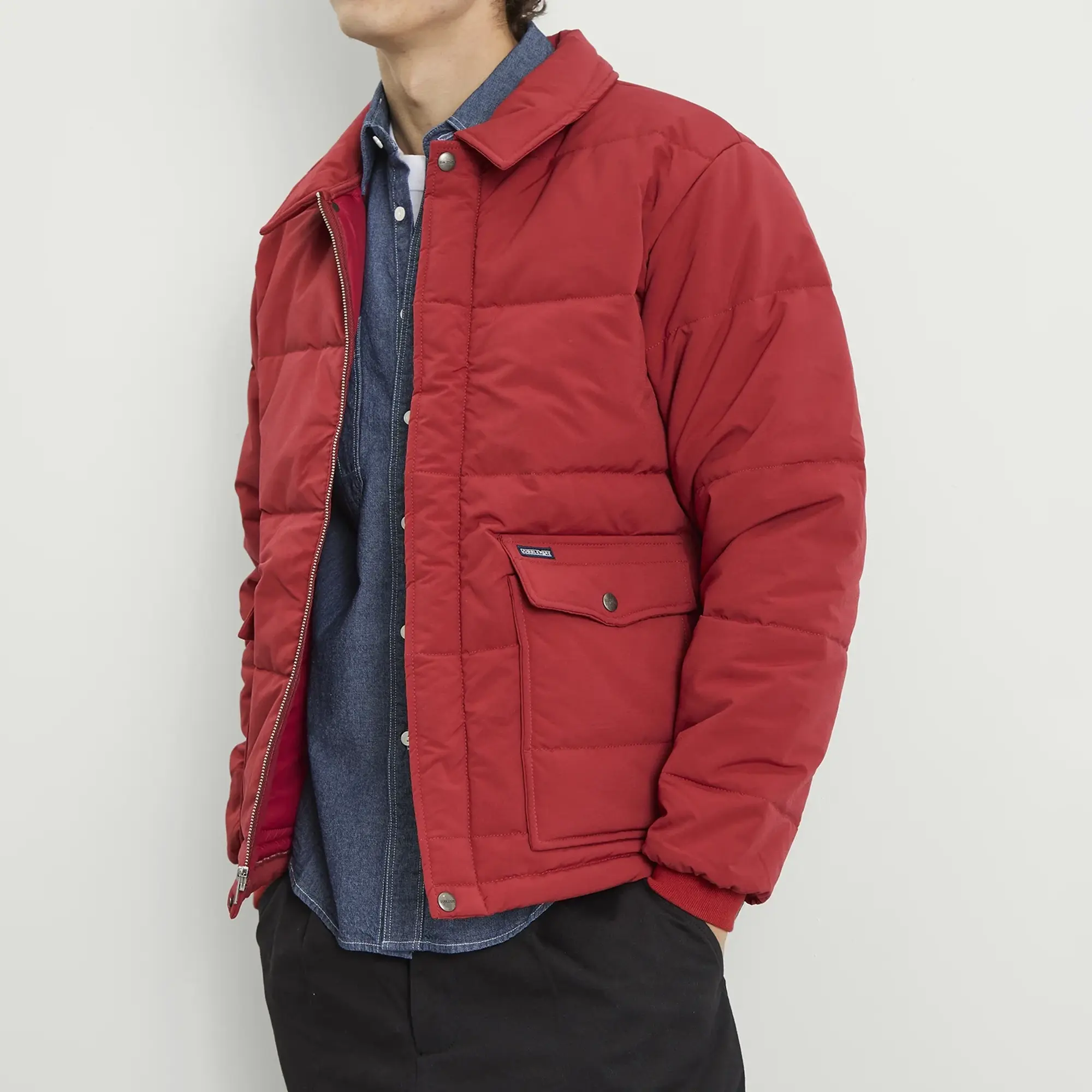 Dubbleware Men's Grain Jacket Burgundy