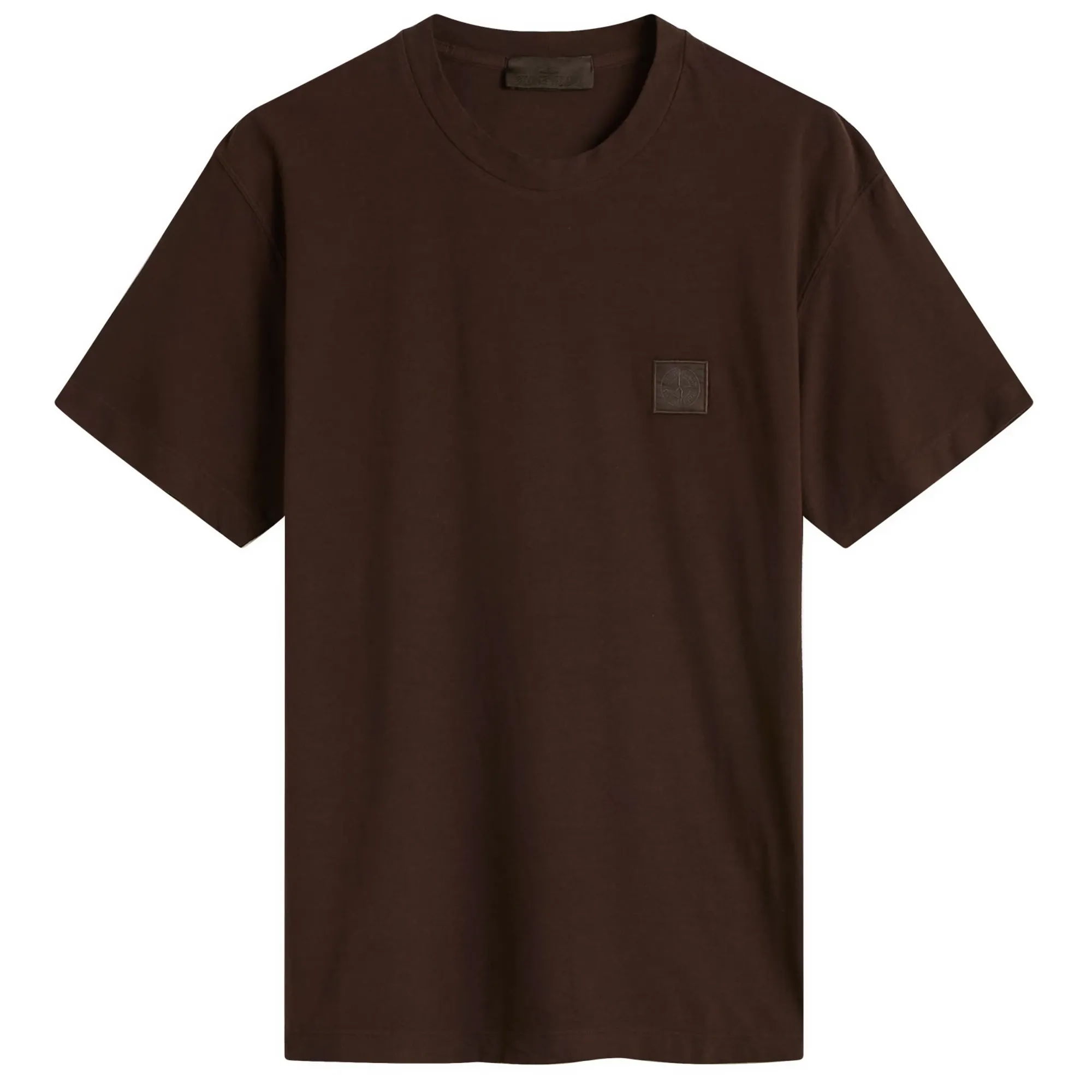 Stone Island Men's Ghost Patch Logo T-Shirt Dark Brown
