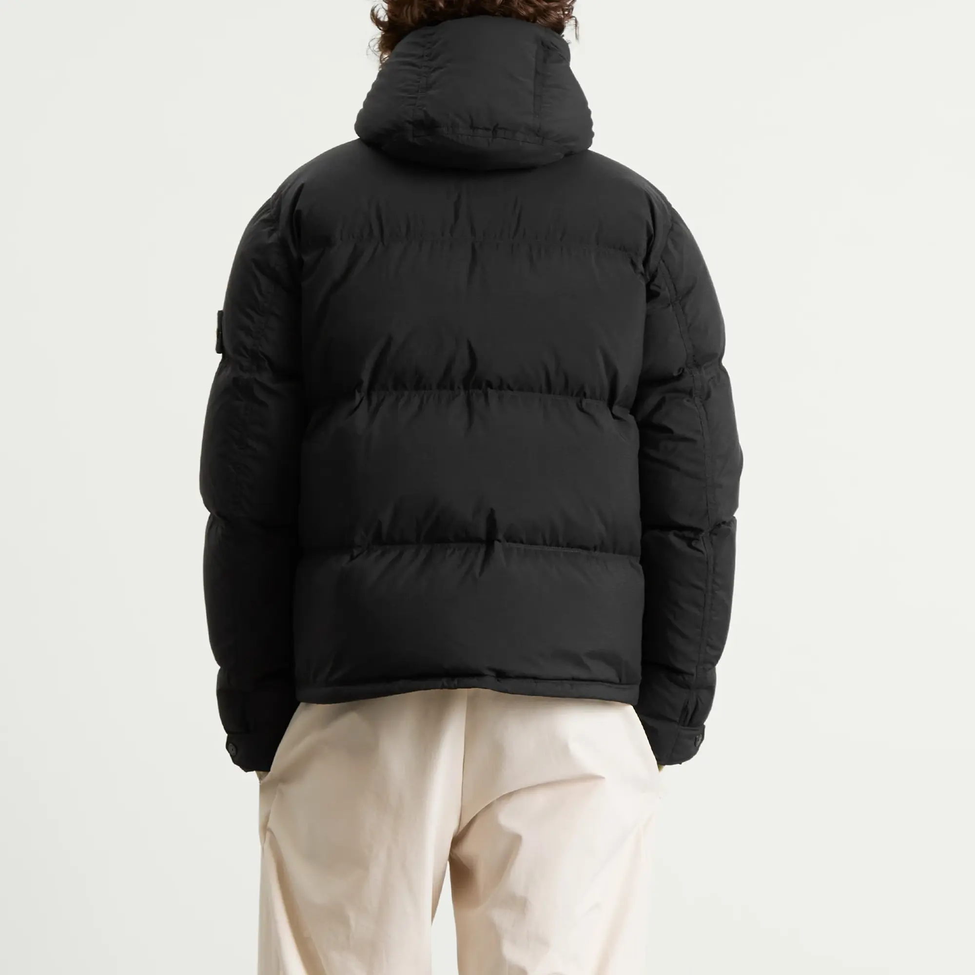 Stone Island Men's Matt Ripstop Cordura Down Jacket Black