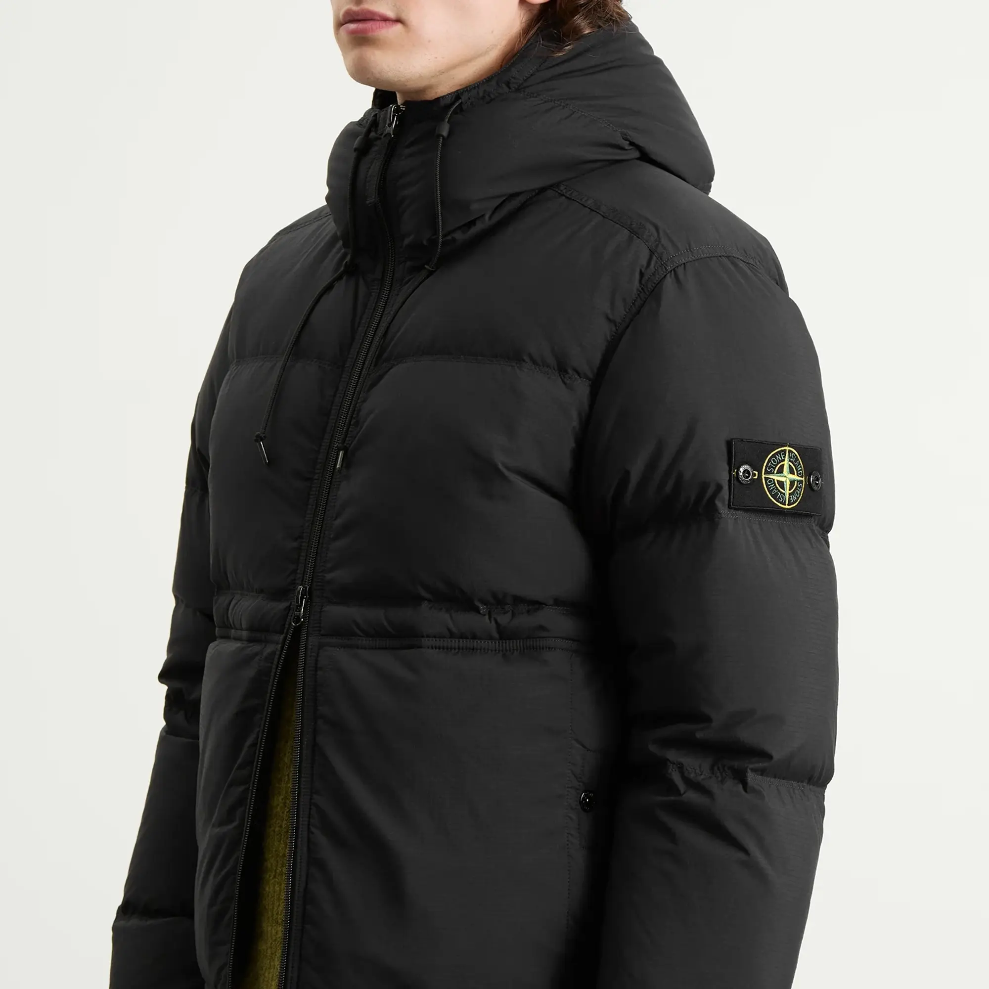 Stone Island Men's Matt Ripstop Cordura Down Jacket Black