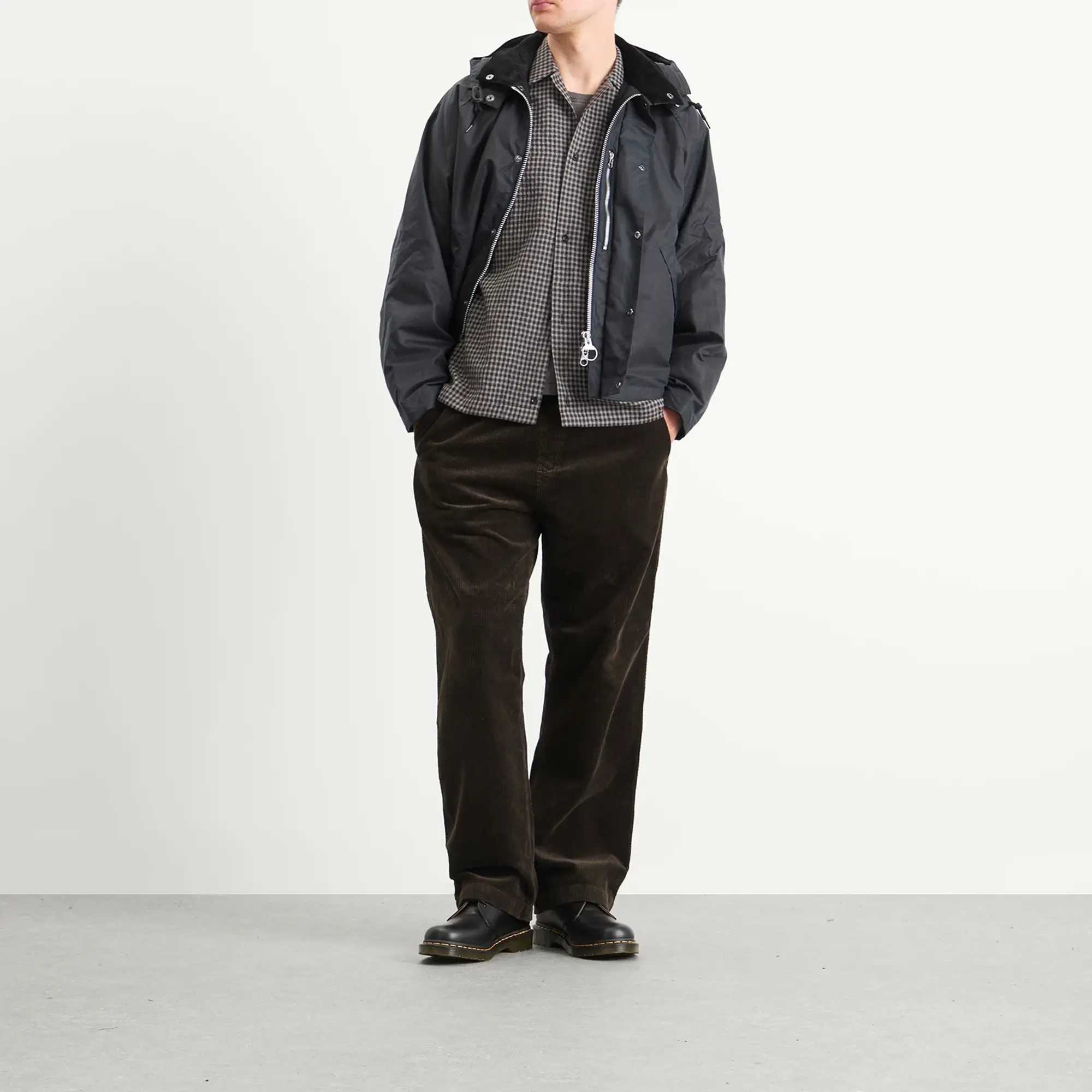 Barbour Men's x Margaret Howell Transport Wax Jacket Navy