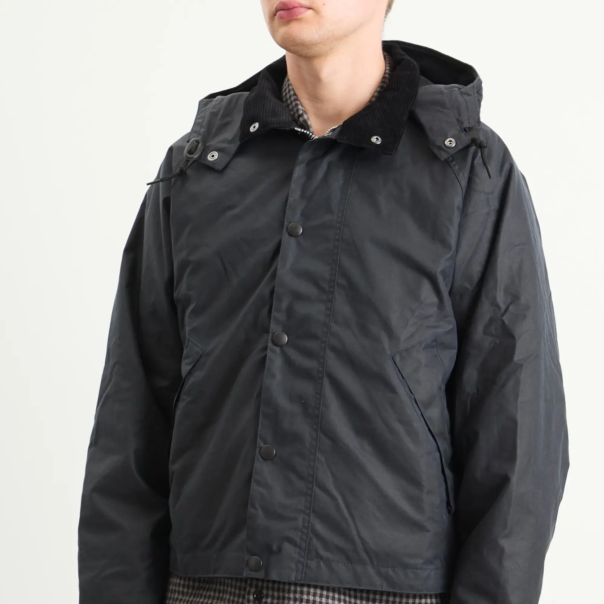 Barbour Men's x Margaret Howell Transport Wax Jacket Navy