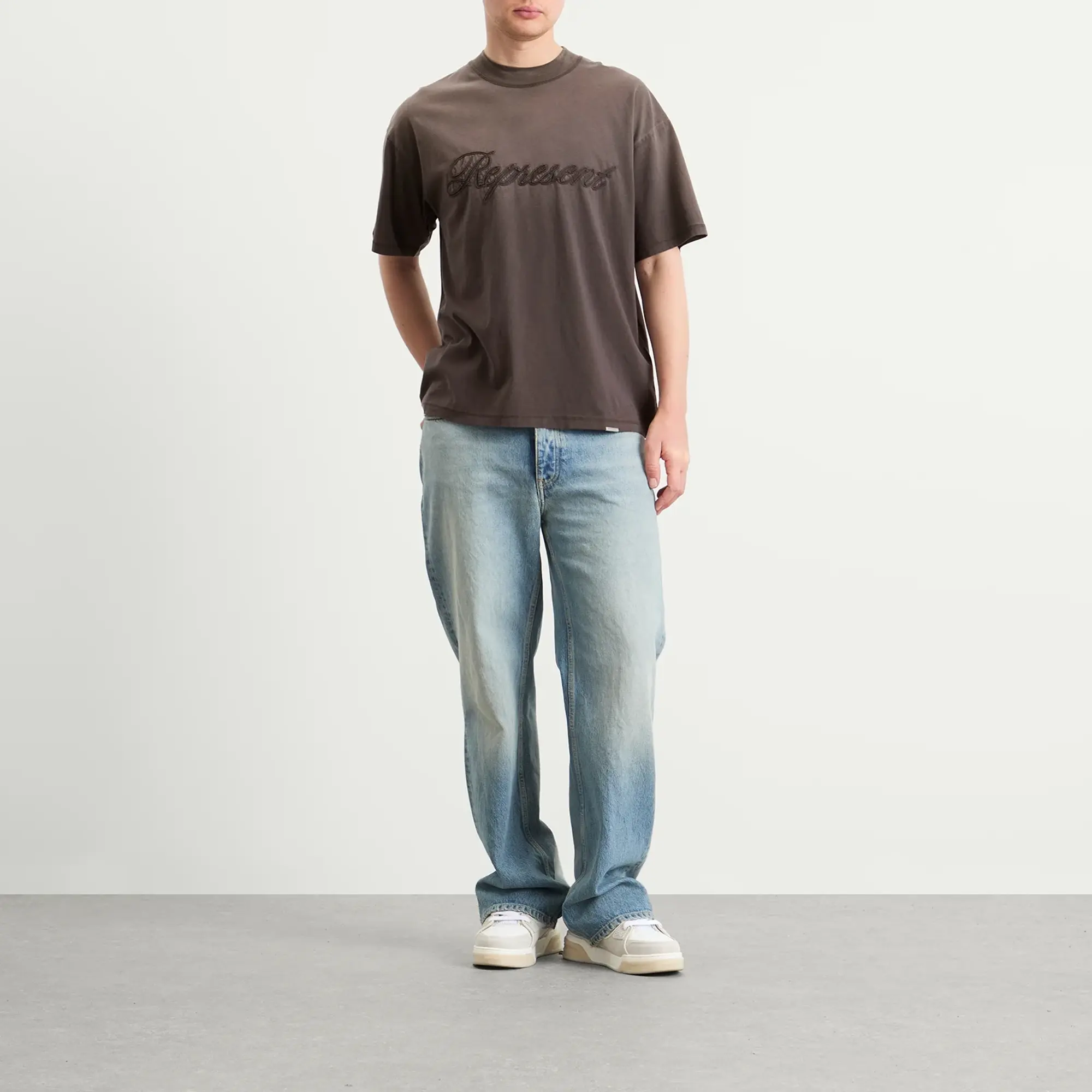 Represent Men's Rep Reverse Applique T-Shirt After Dark