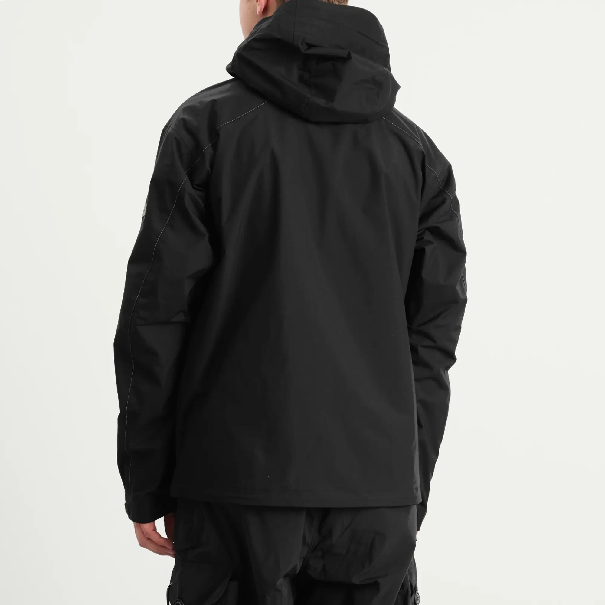 and wander Men's 2.5L Hiker Rain Jacket Black