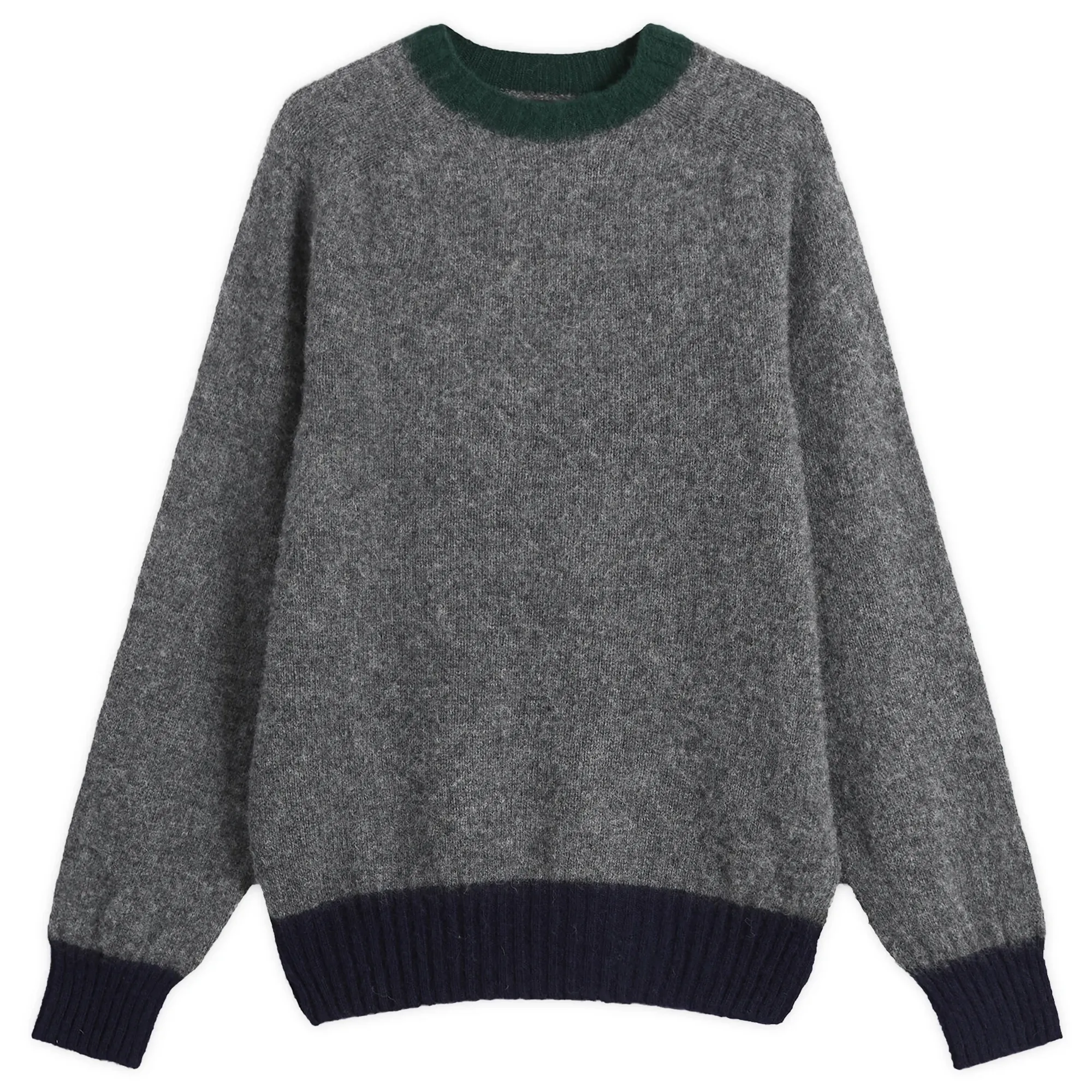 Howlin' Captain Harry Contrast Trim Jumper Oxford