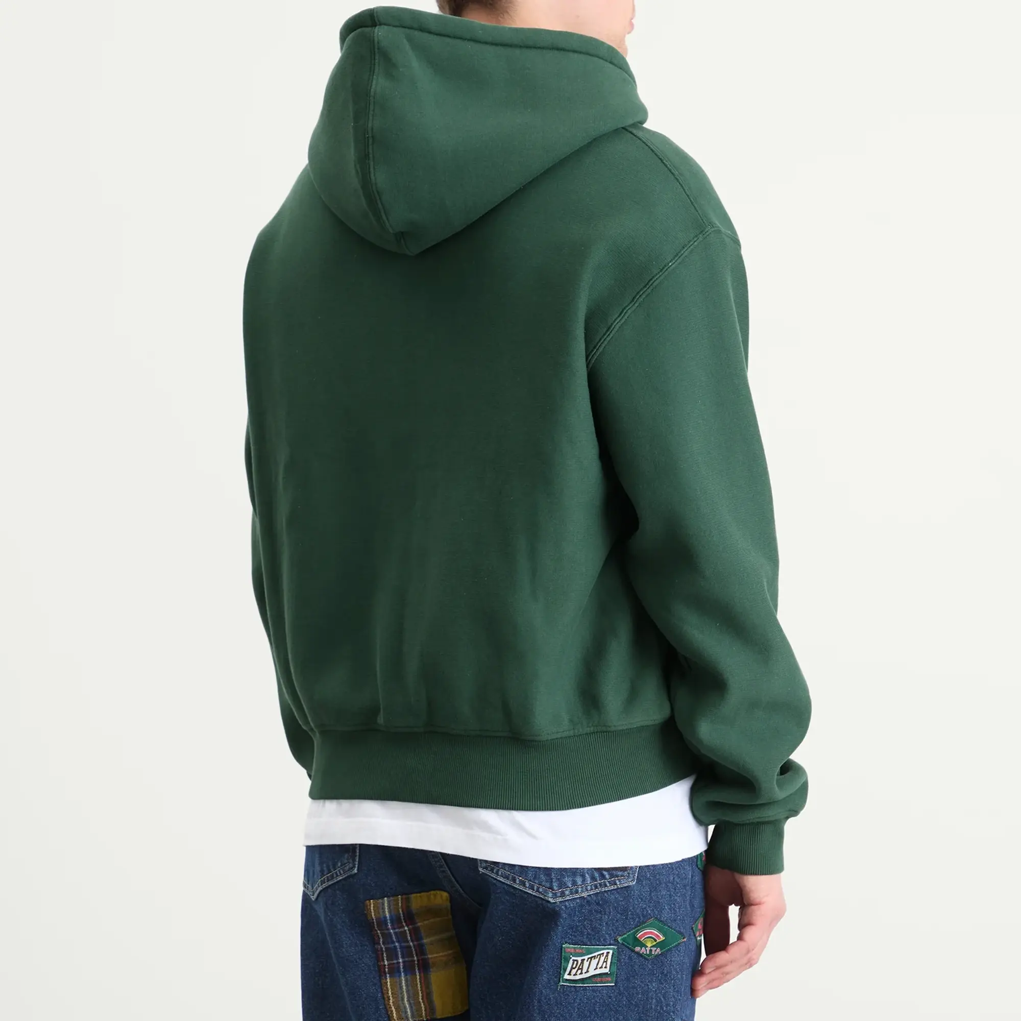 Patta Men's Classic Zip Hoodie Green