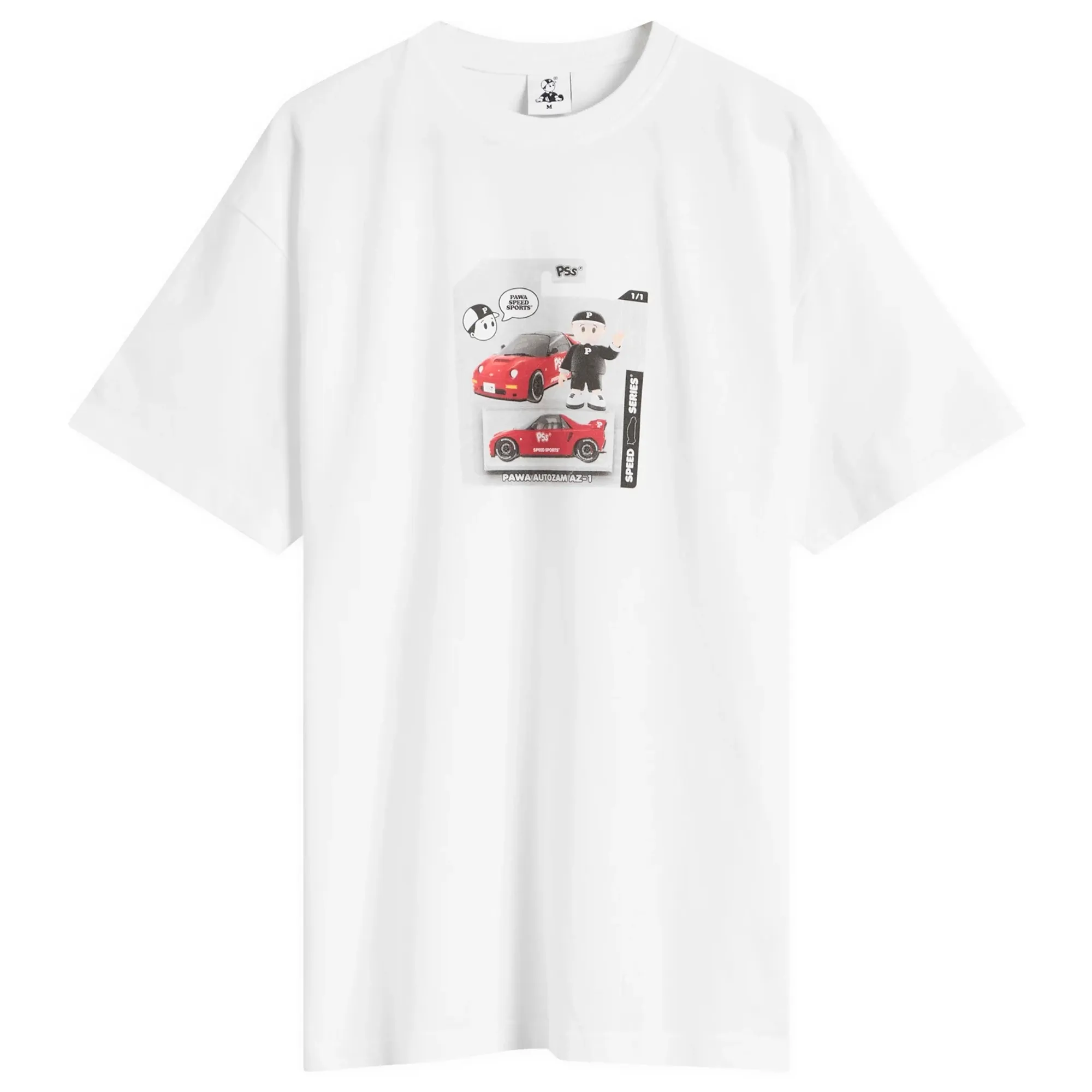 Pawa Speed Sports Men's AZ1-Toy T-Shirt White