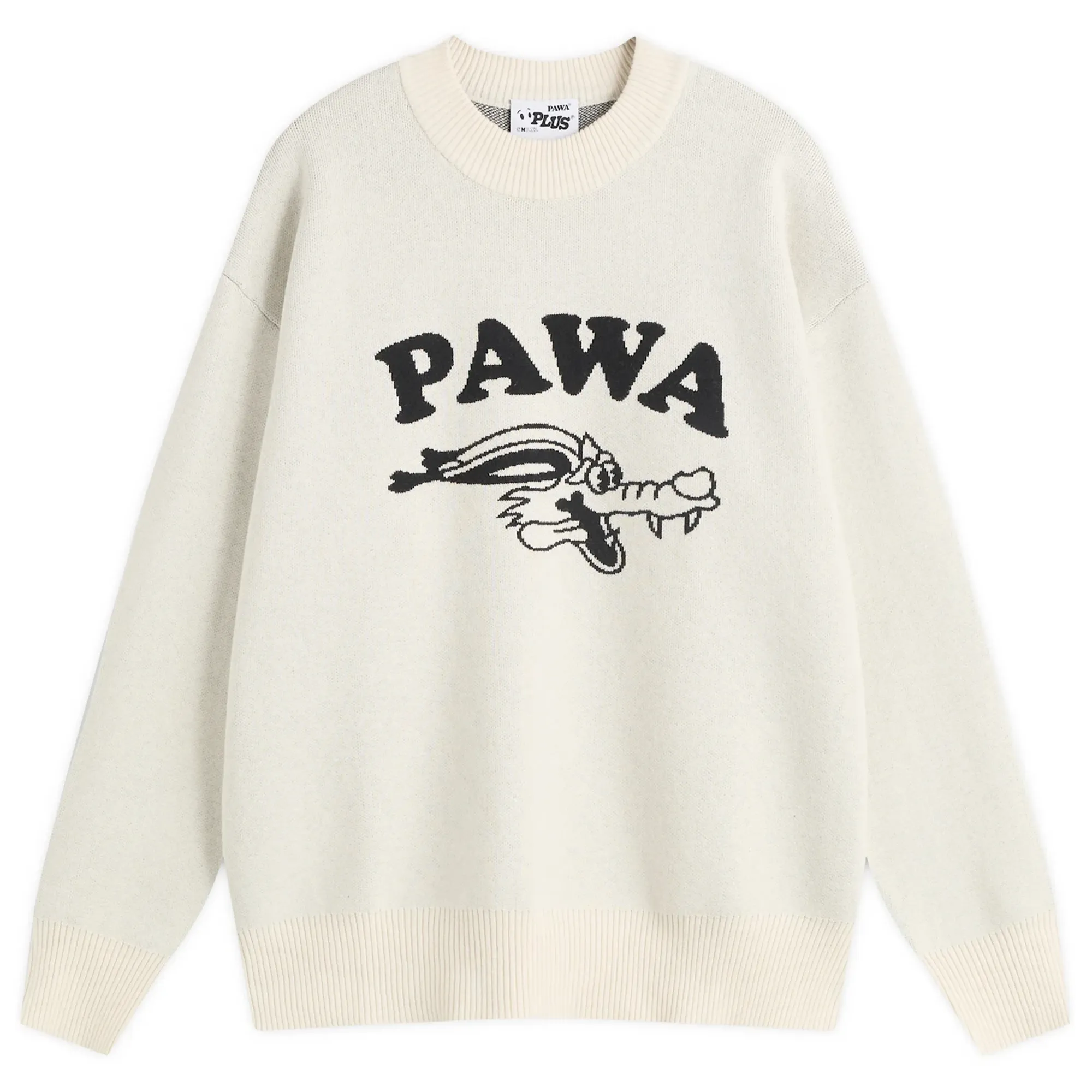 Pawa Speed Sports Men's Doggo Knit Sweater Cream