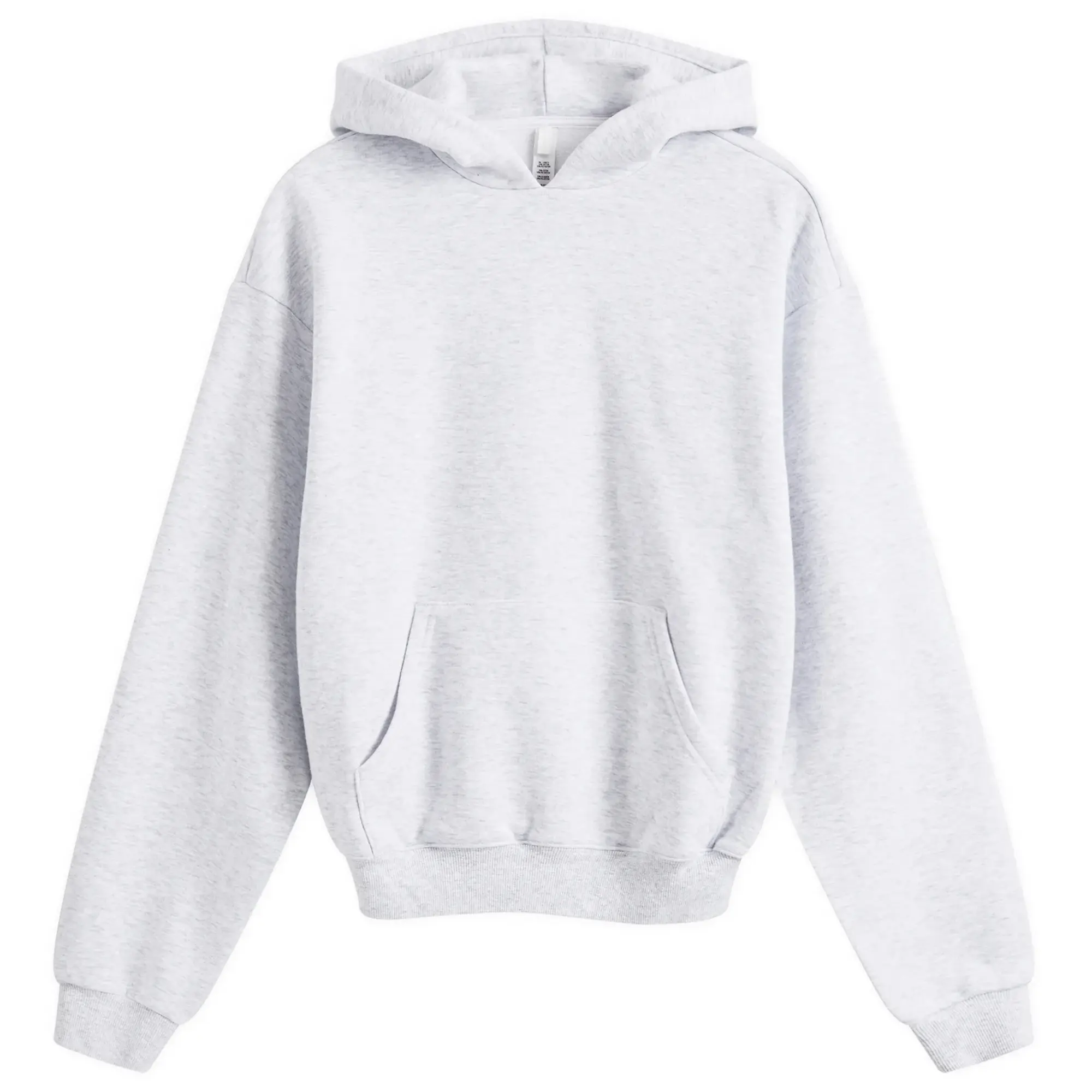 SKIMS Women's Cotton Fleece Classic Pullover Hoodie Light Heather Grey