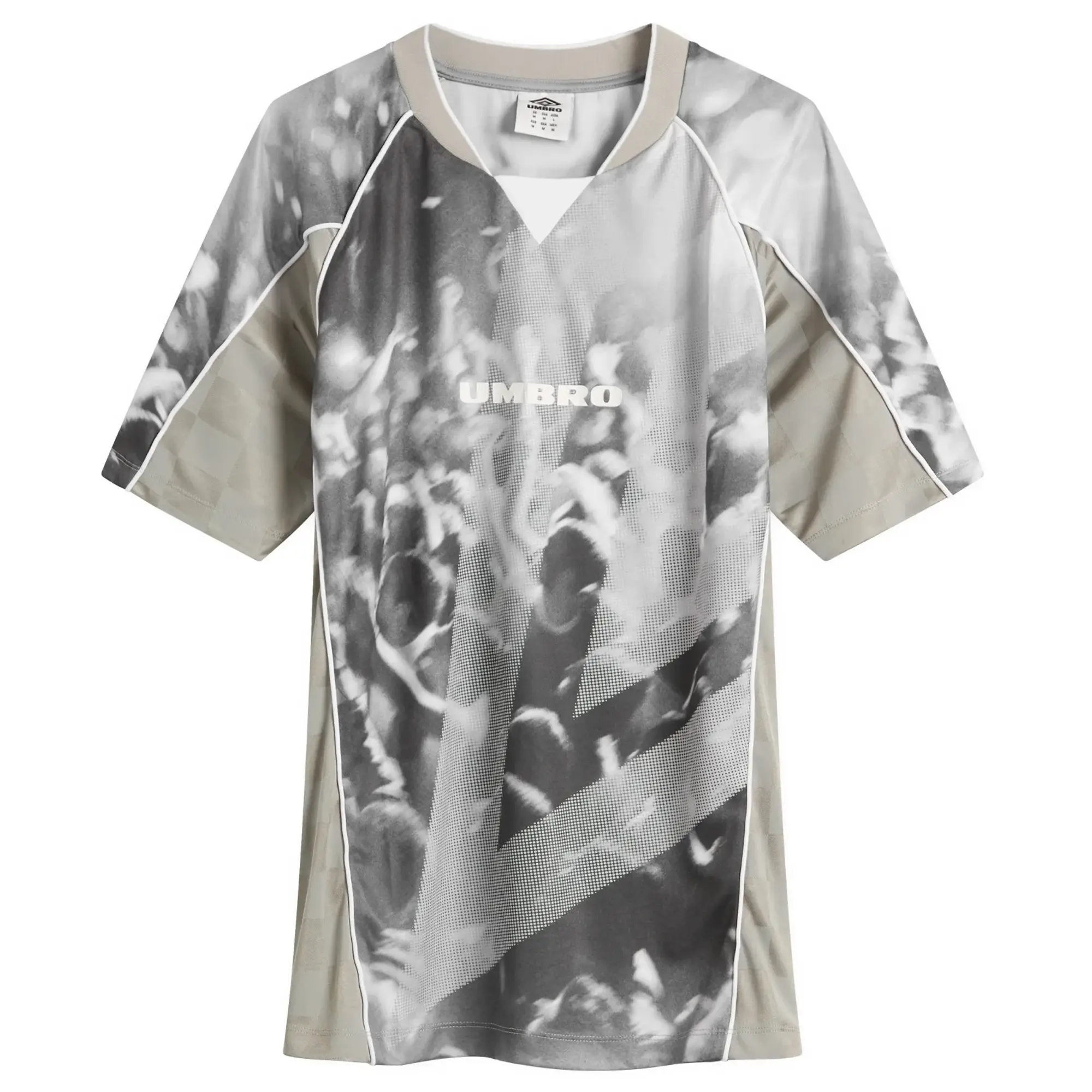 Umbro Men's Panelled Raglan Shirt Harbor Mist