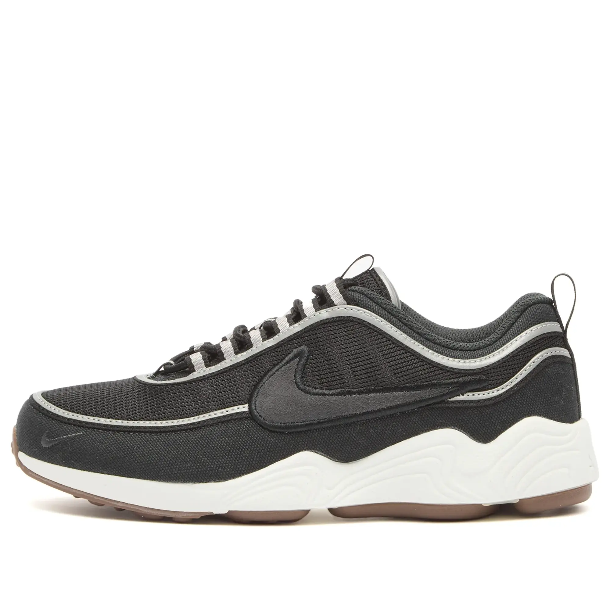 Nike Men's Air Zoom Spiridon Sneaker Noir/Purple/Silver