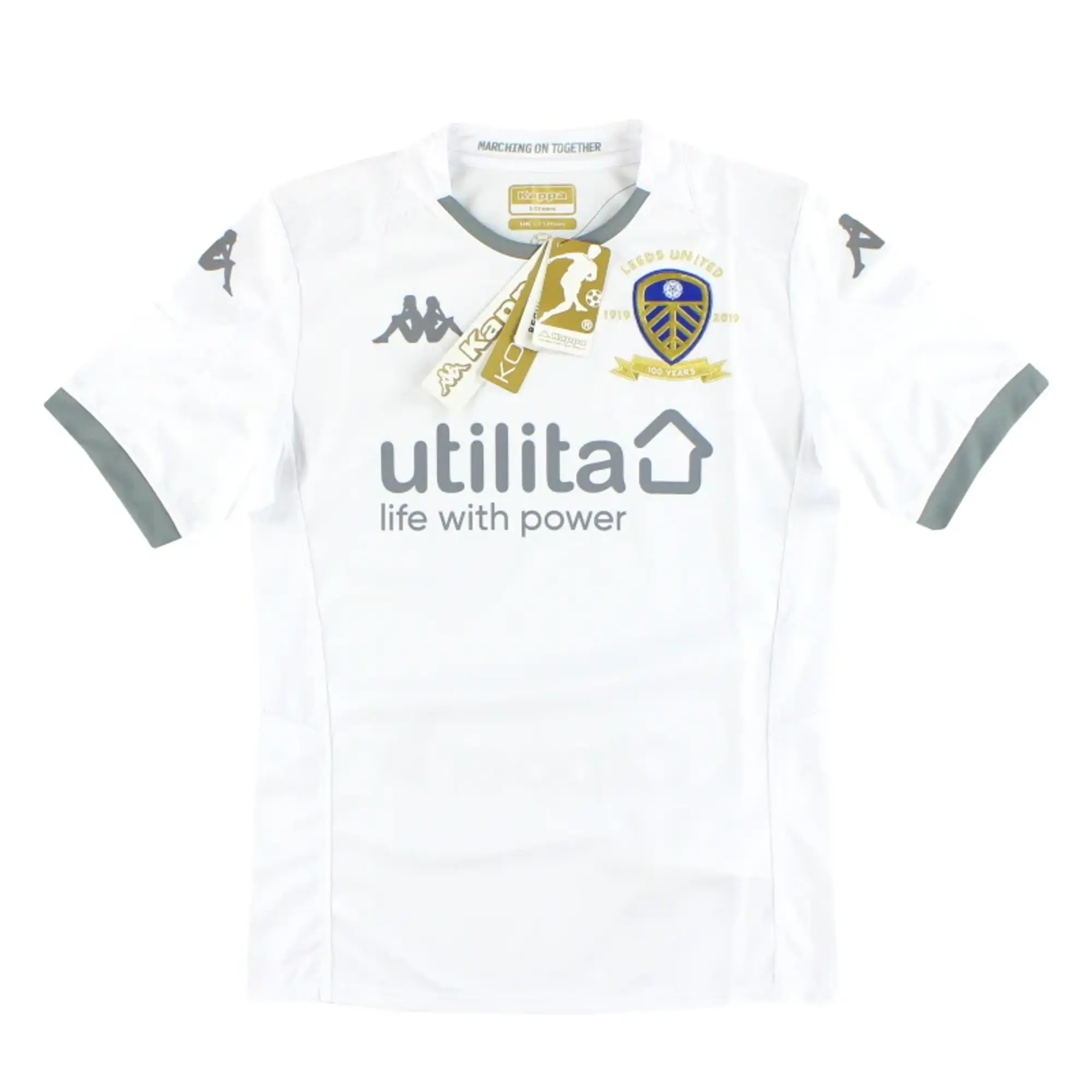 2019-20 Leeds Kappa Centenary Home Shirt *w/tags* Y - Leeds / Excellent 