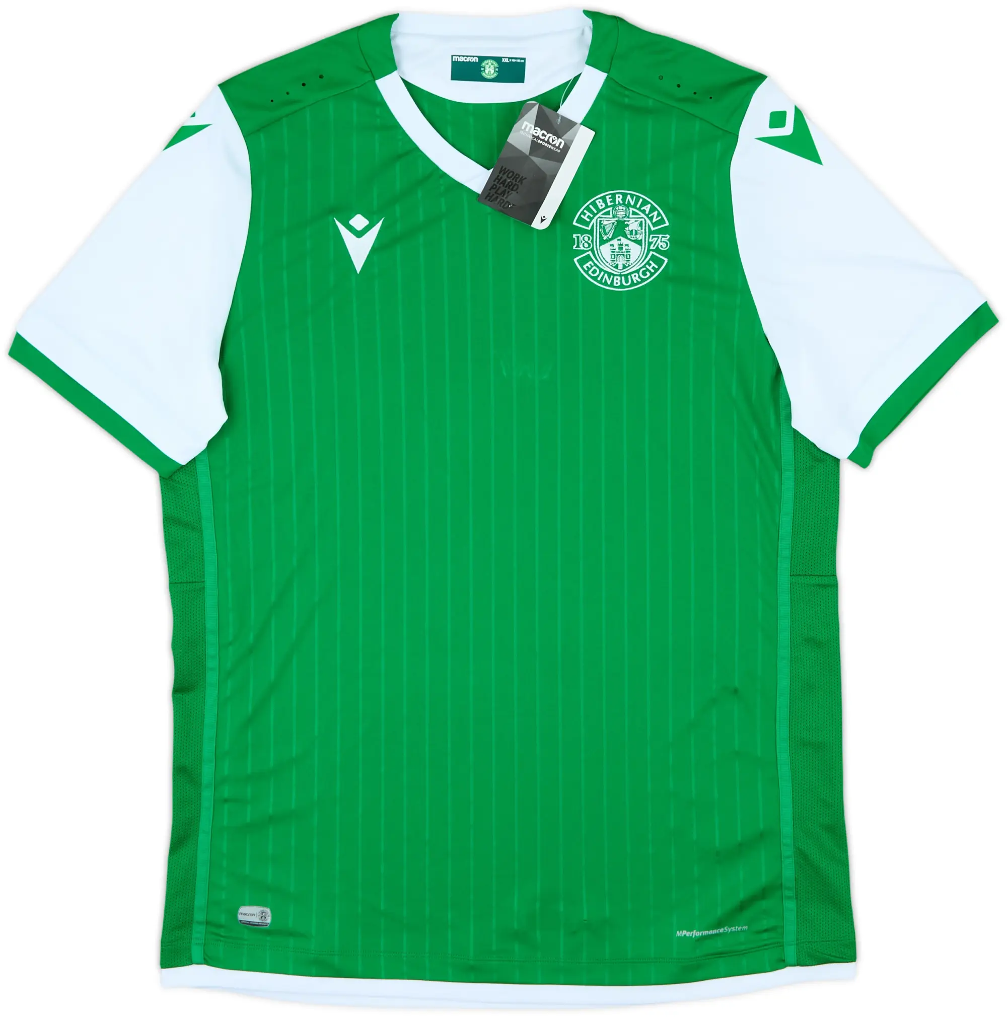 Macron Hibernian Mens SS Home Shirt 2019/20