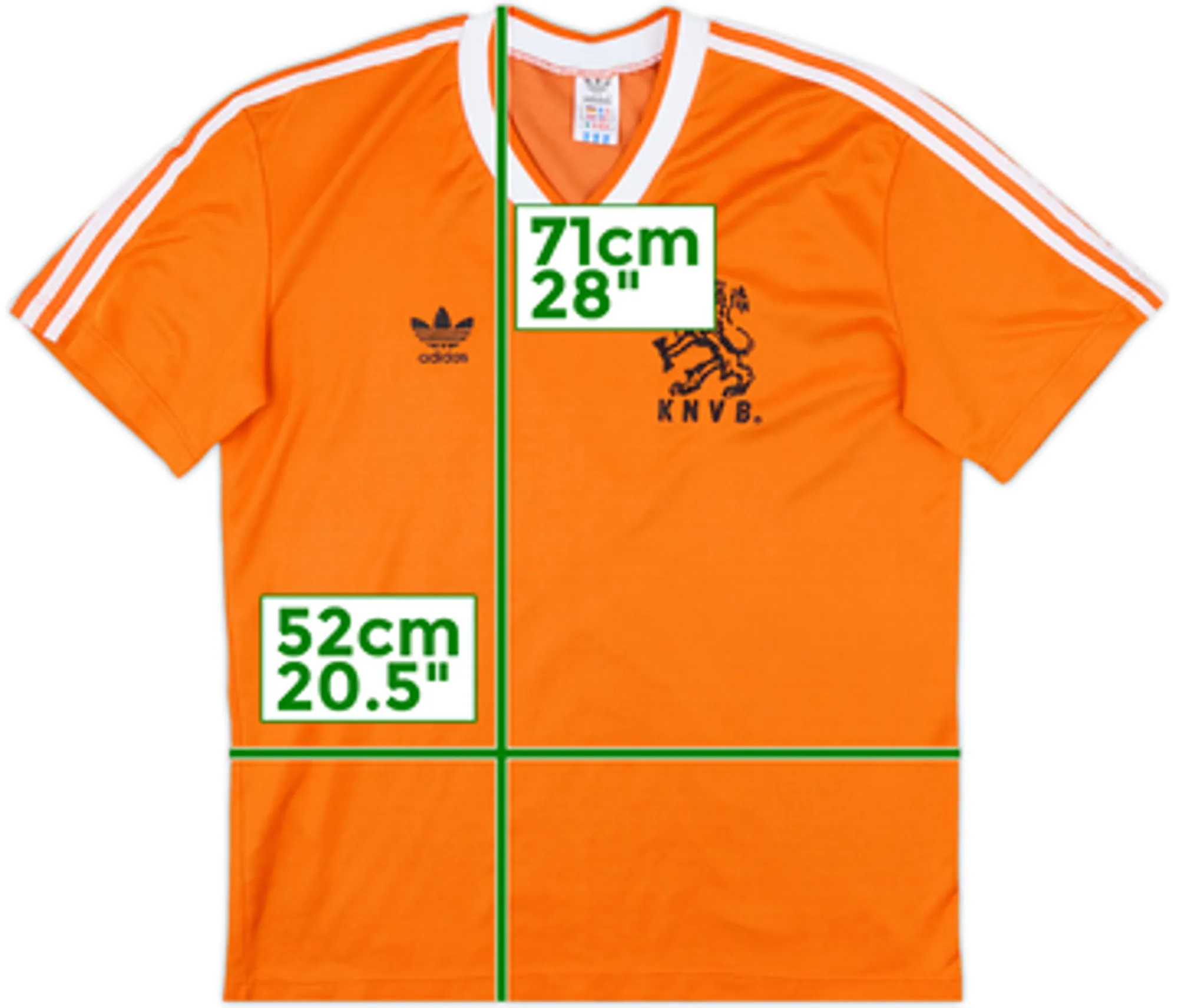 adidas Netherlands Mens SS Home Shirt 1985