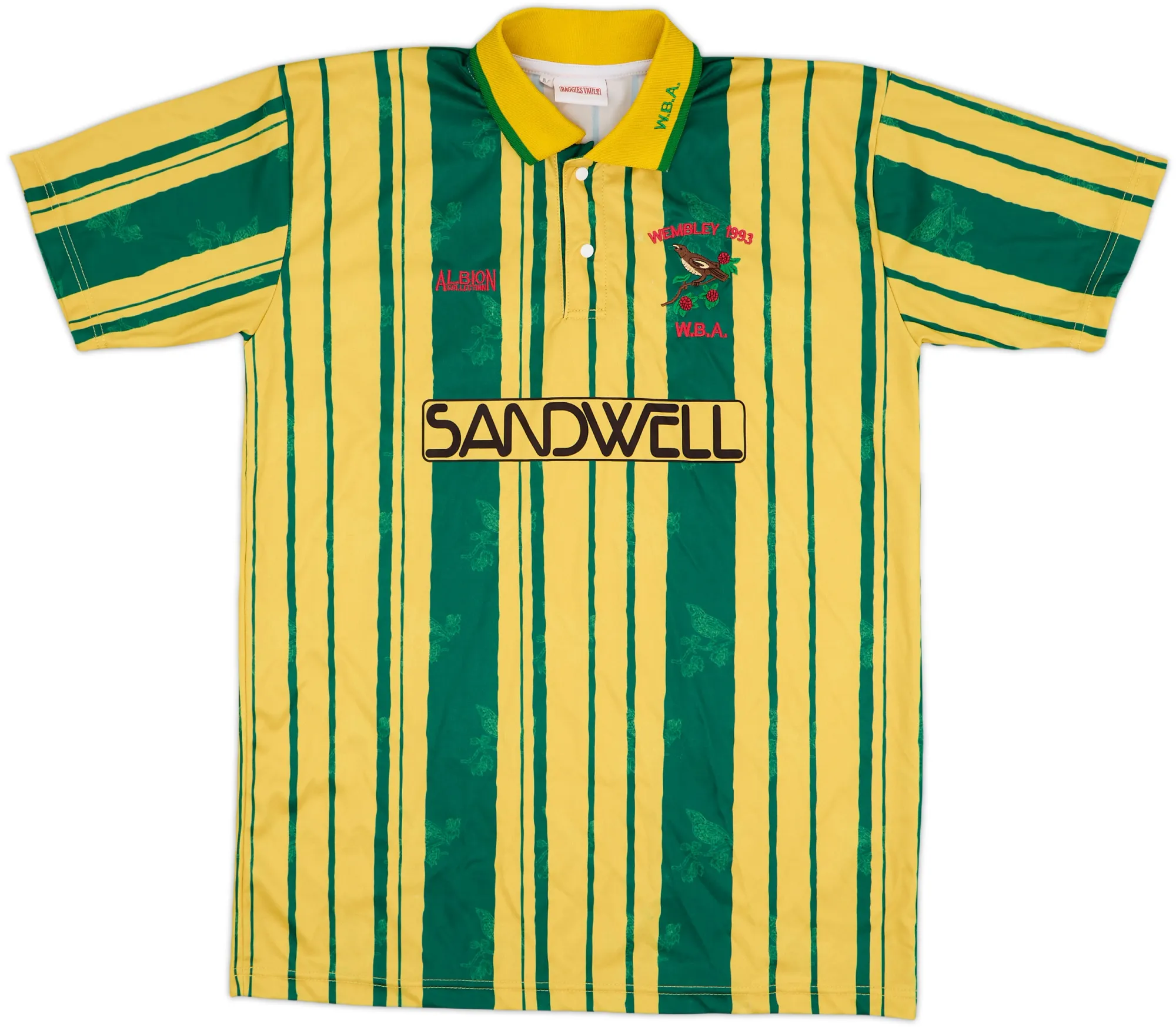 Third West Bromwich Albion Mens SS Third Shirt 1992/93