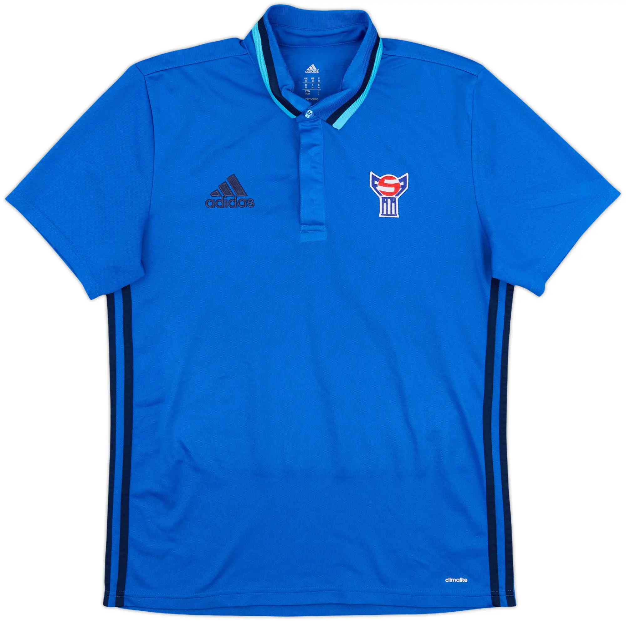 2016 Faroe Islands adidas Polo Shirt - 9/10 - (M)