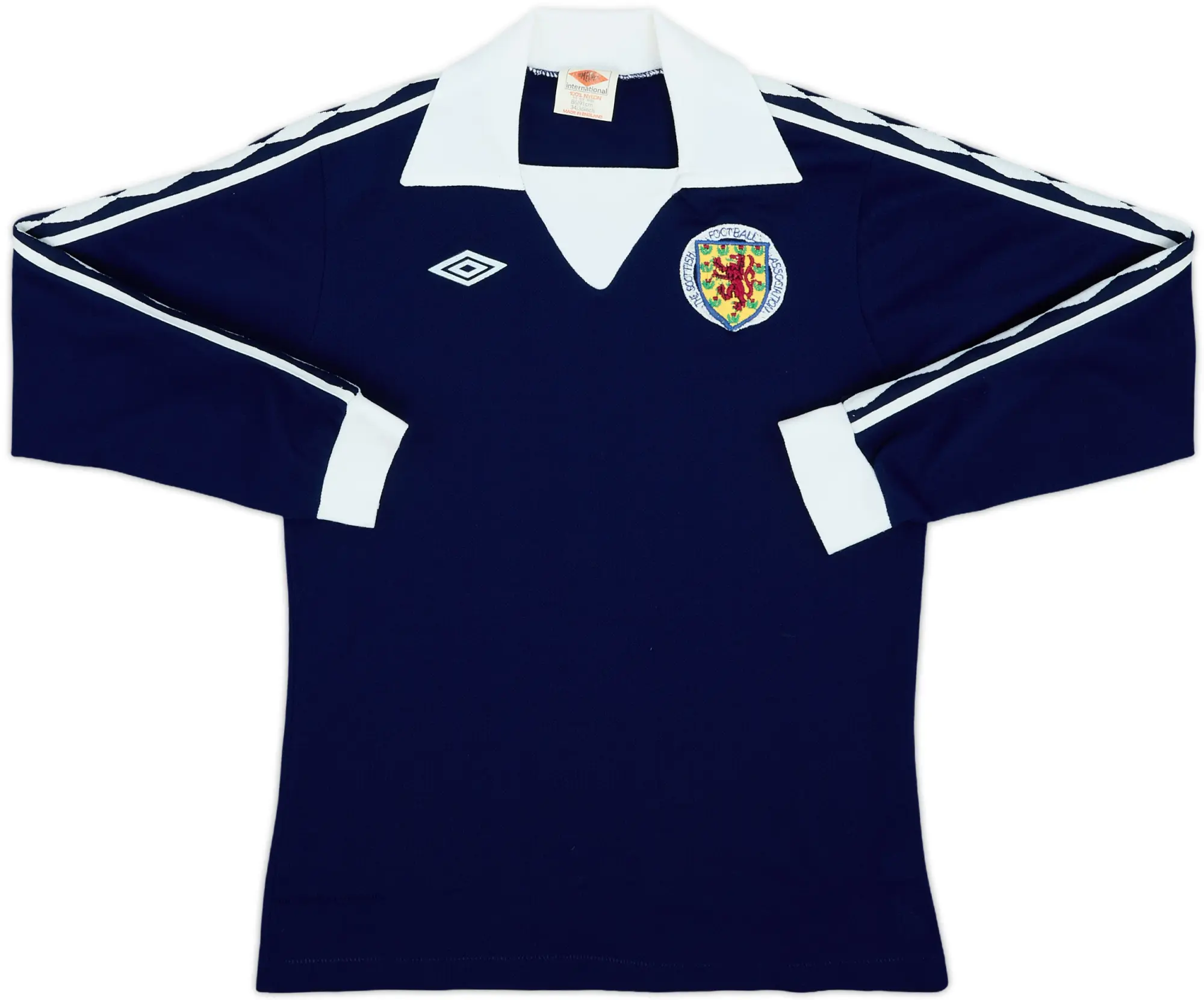 Umbro Scotland Mens LS Home Shirt 1976