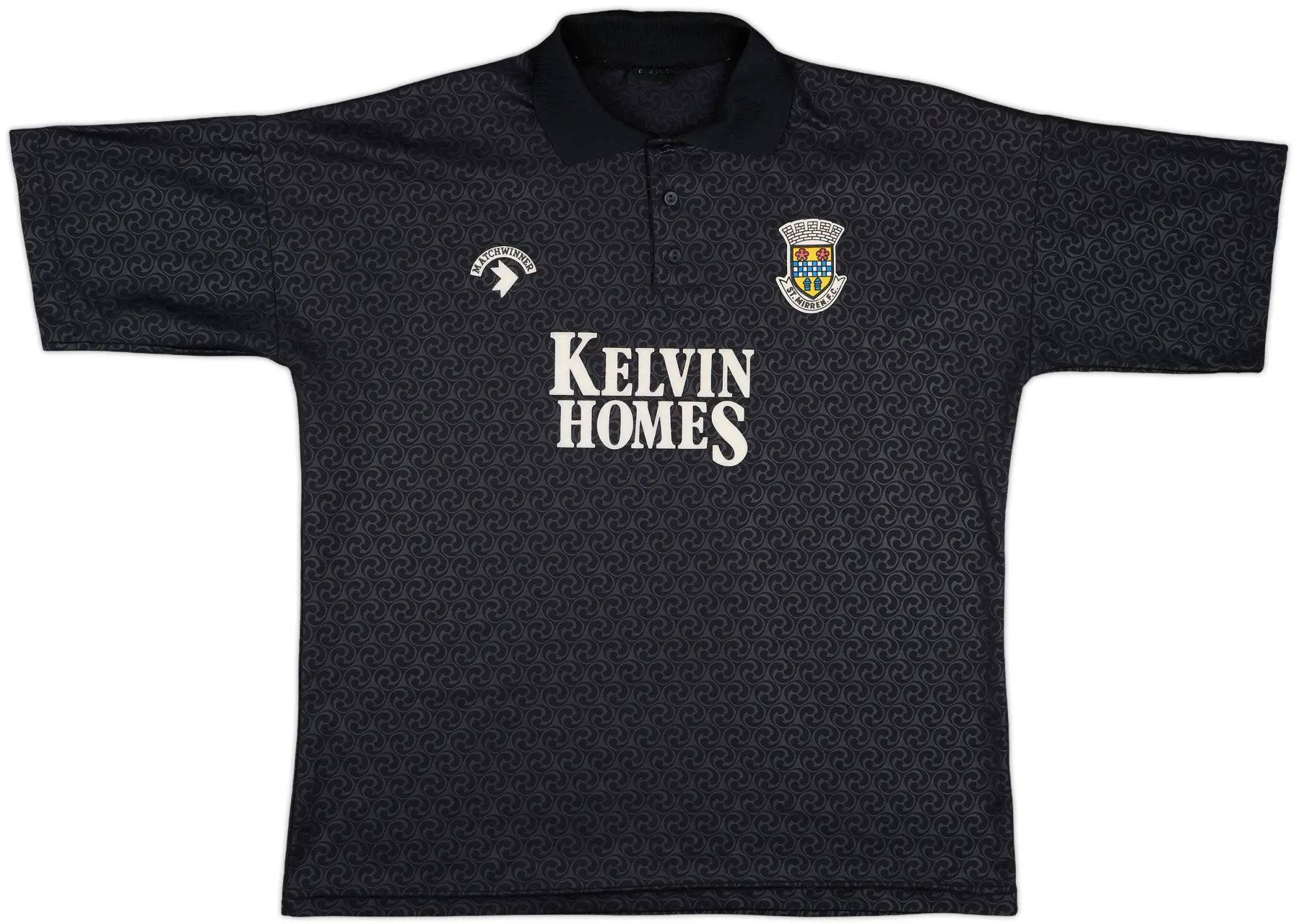 Away St Mirren Mens SS Away Shirt 1991/92