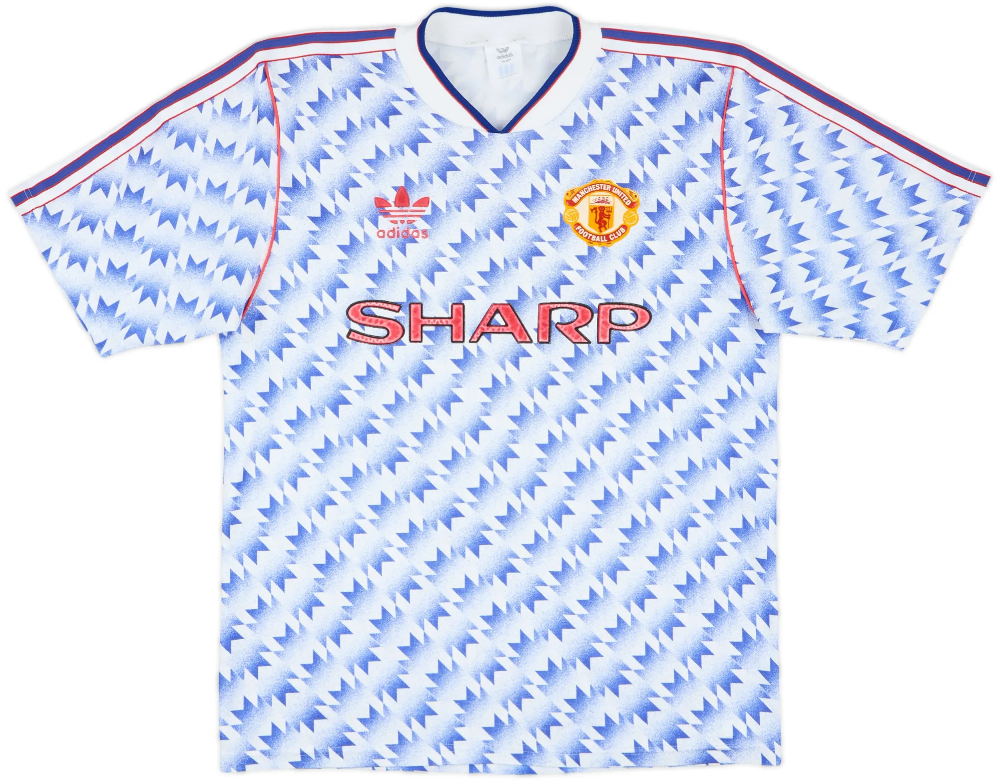 adidas Manchester United Mens SS Away Shirt 1990/92