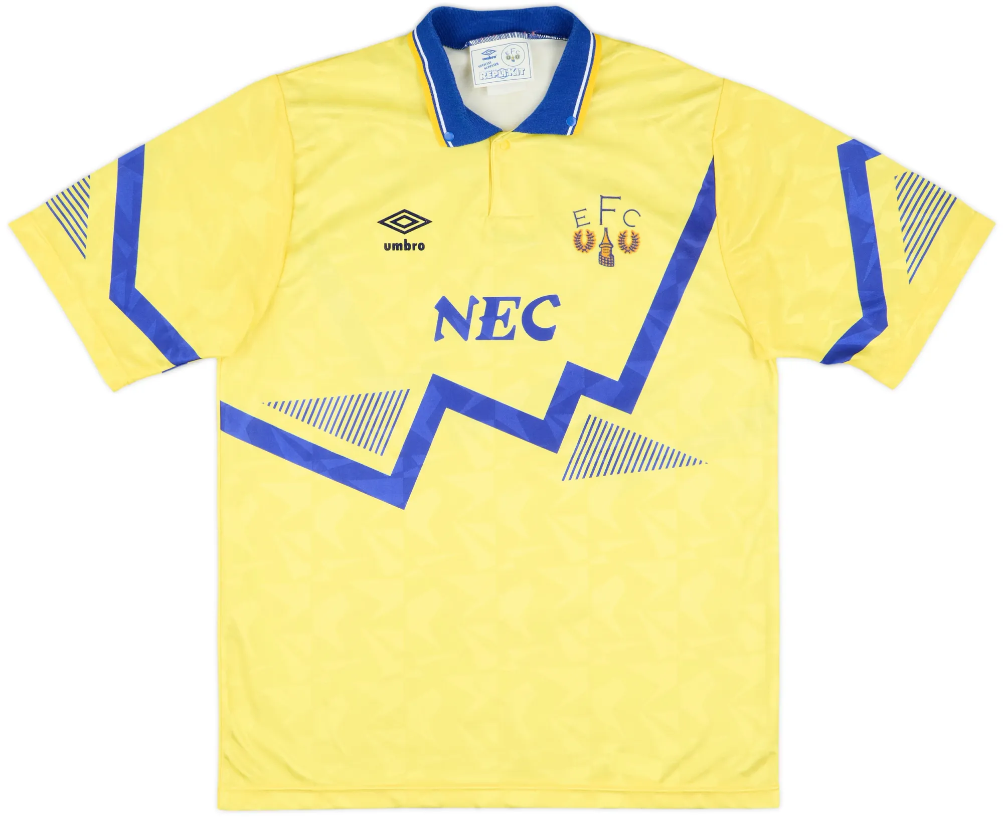 Umbro Everton Mens SS Away Shirt 1990/92