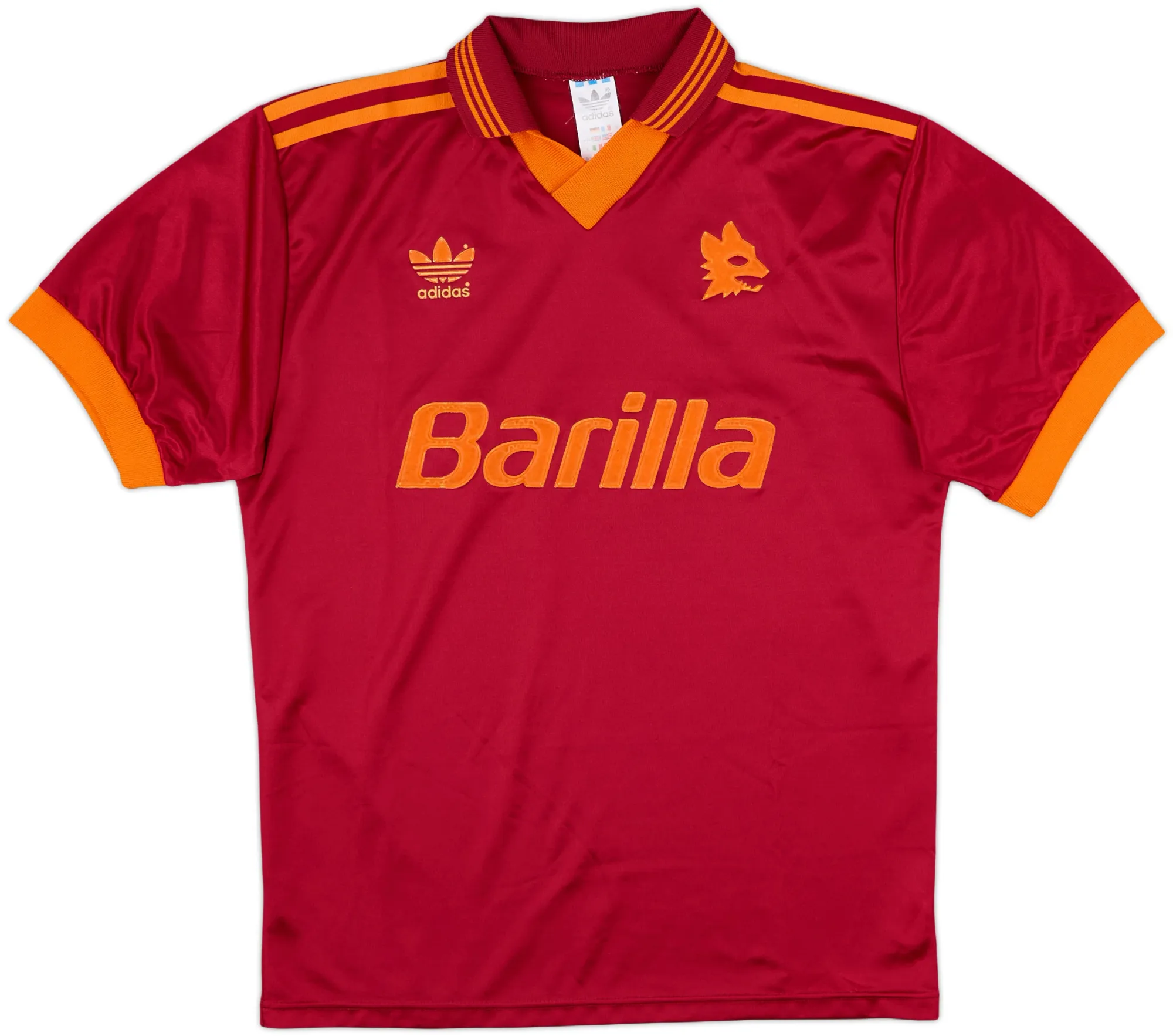 adidas Roma Mens SS Home Shirt 1992/94