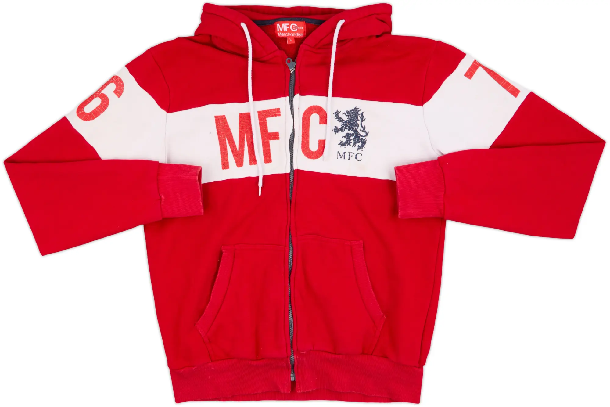 2014-15 Middlesbrough Hooded Track Jacket - 5/10 - (L)