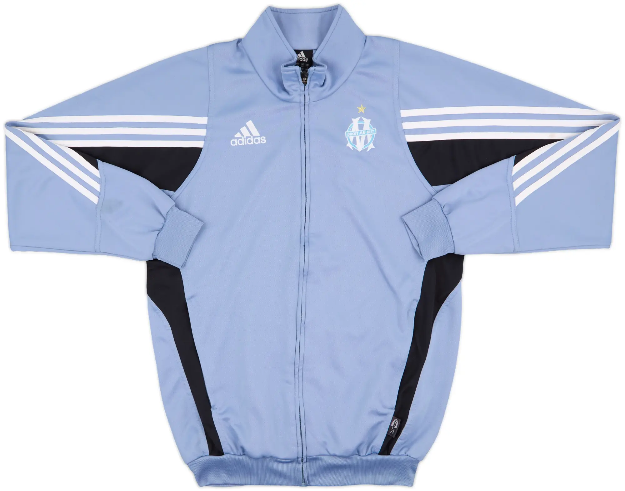 2003-04 Olympique Marseille adidas Track Jacket - 8/10 - (M)