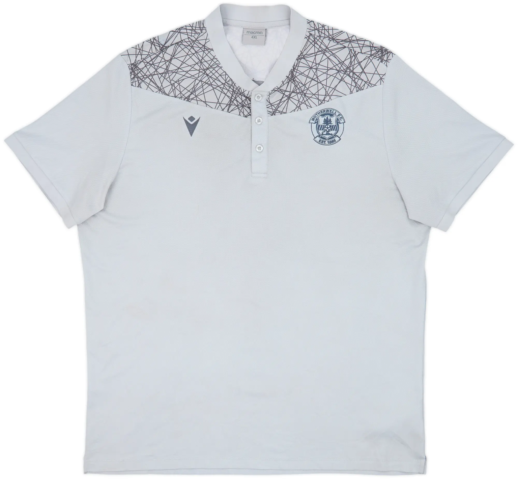 2023-24 Motherwell Macron Polo Shirt - 7/10 - (4XL)