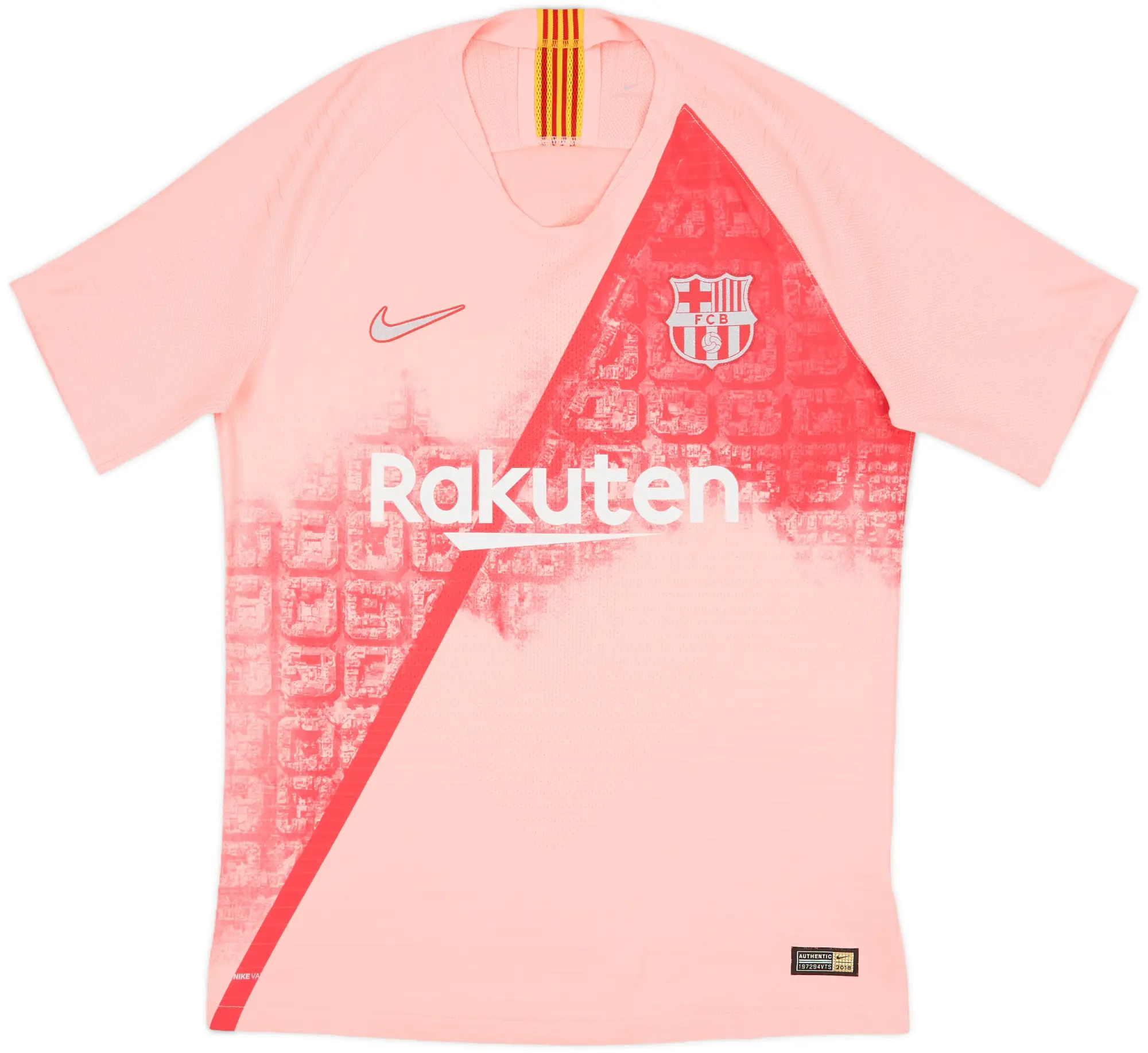 Nike Barcelona Mens SS Player Issue Third Shirt 2018/19