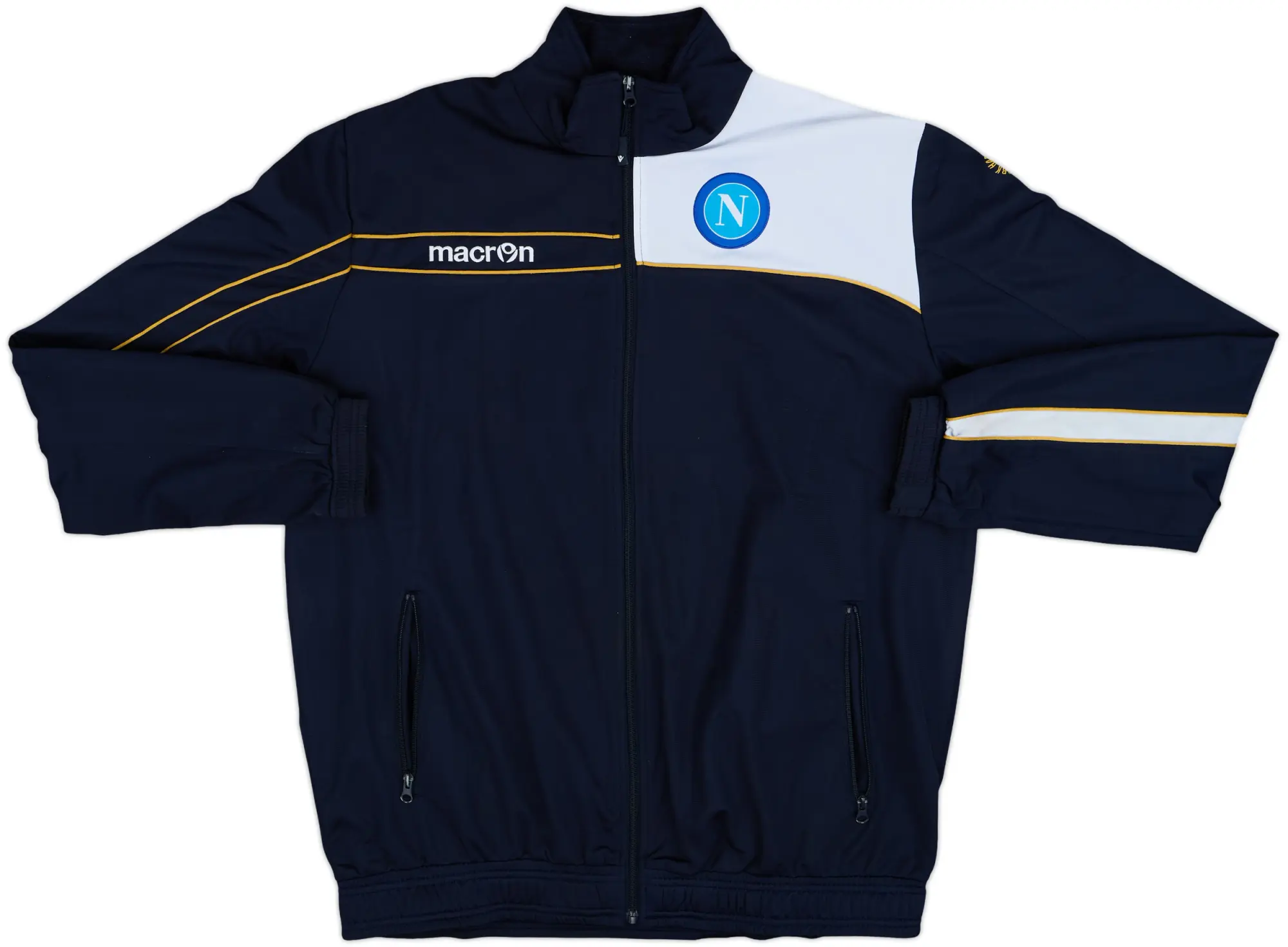 2011-12 Napoli Macron Track Jacket - 9/10 - (4XL)