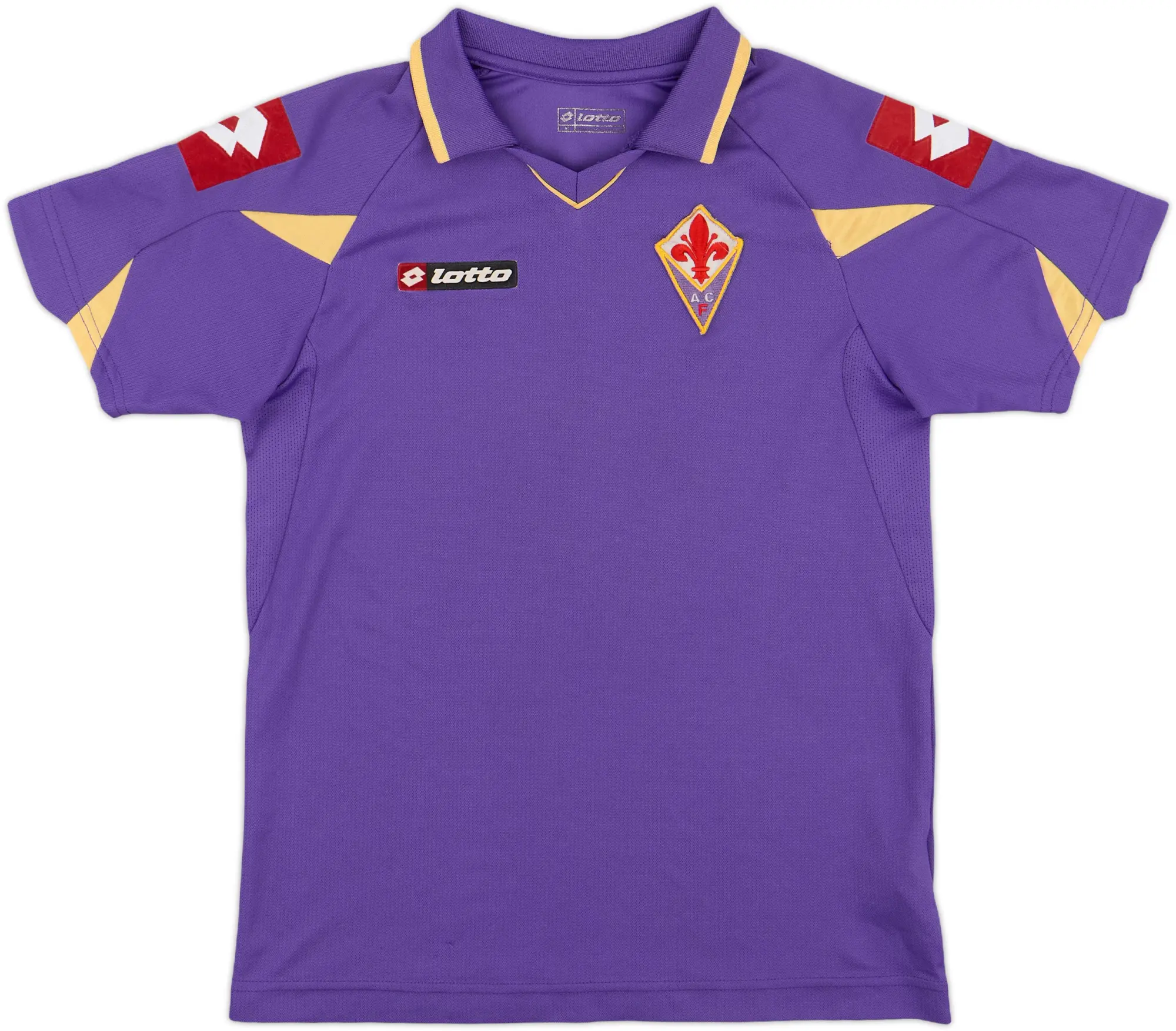 Lotto Fiorentina Boys SS Home Shirt 2010/11