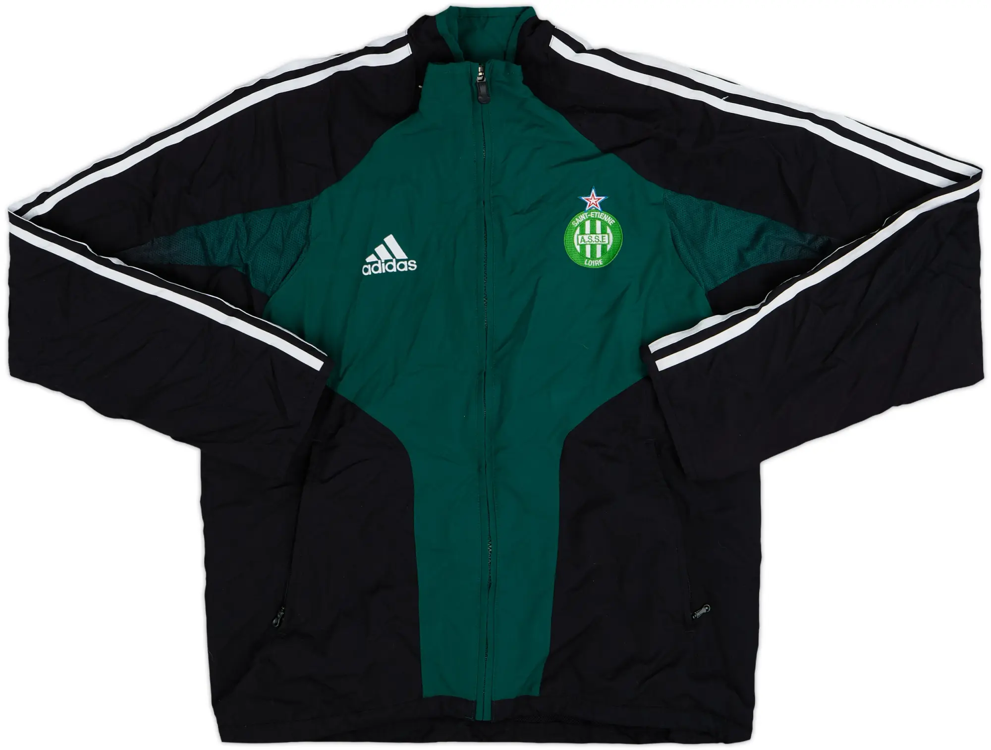 2008-09 Saint-Etienne adidas Track Jacket - 9/10 - (M)