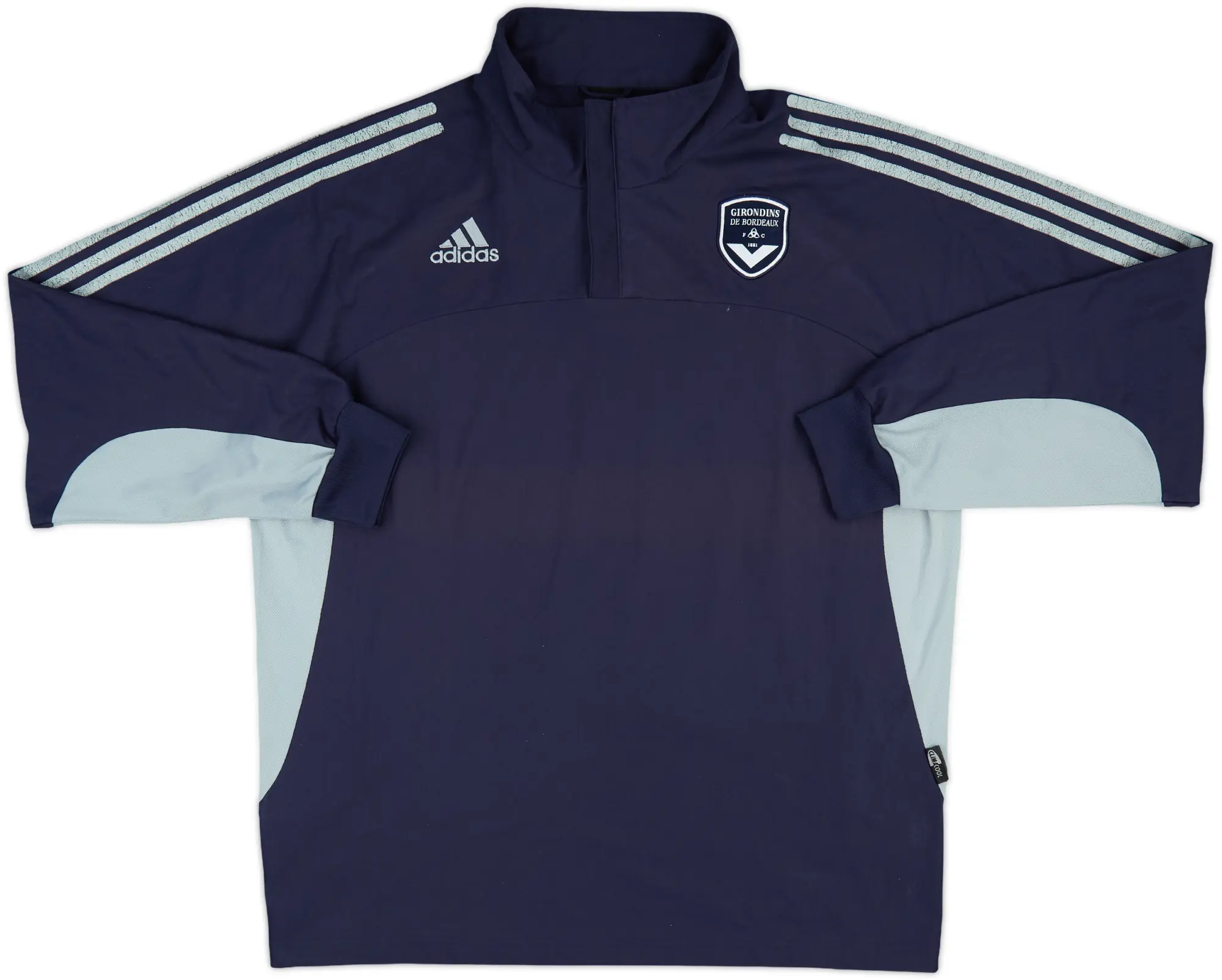 2002-03 Bordeaux adidas 1/4 Zip Drill Top - 6/10 - (L)
