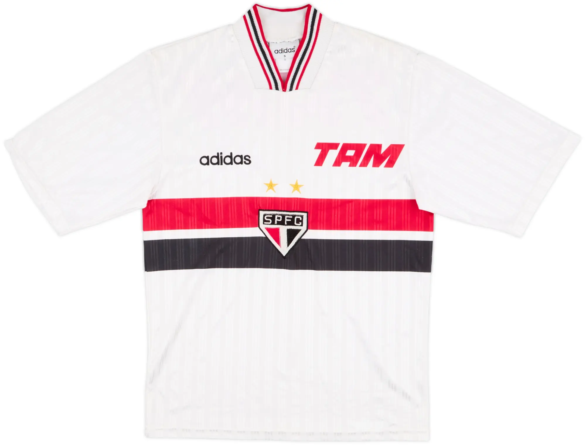 adidas Sao Paulo Mens SS Home Shirt 1996/97