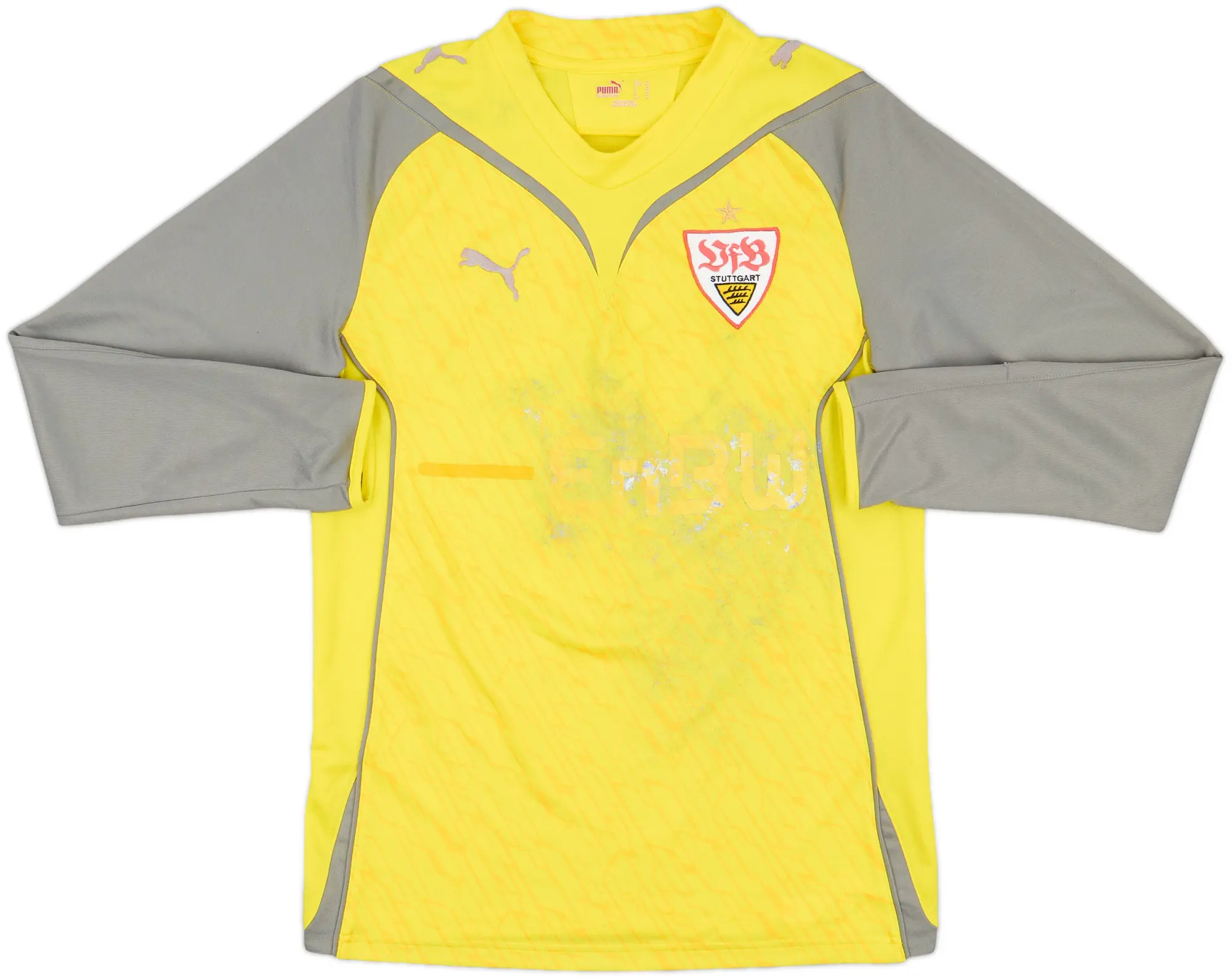 Puma Stuttgart Mens LS Goalkeeper Home Shirt 2009/10