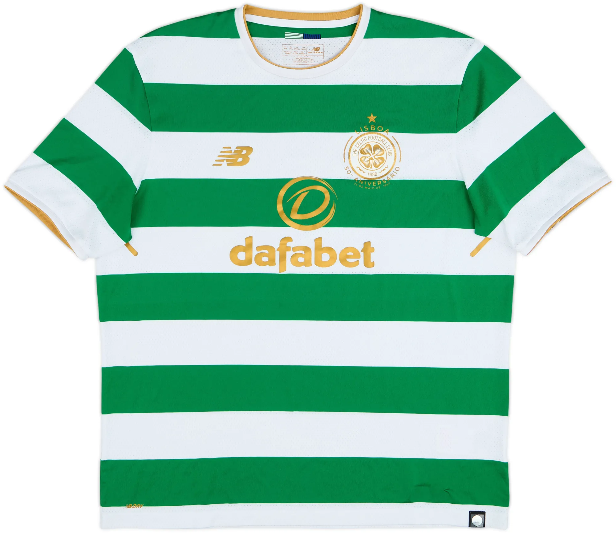 NewBalance Celtic Mens SS Home Shirt 2017/18