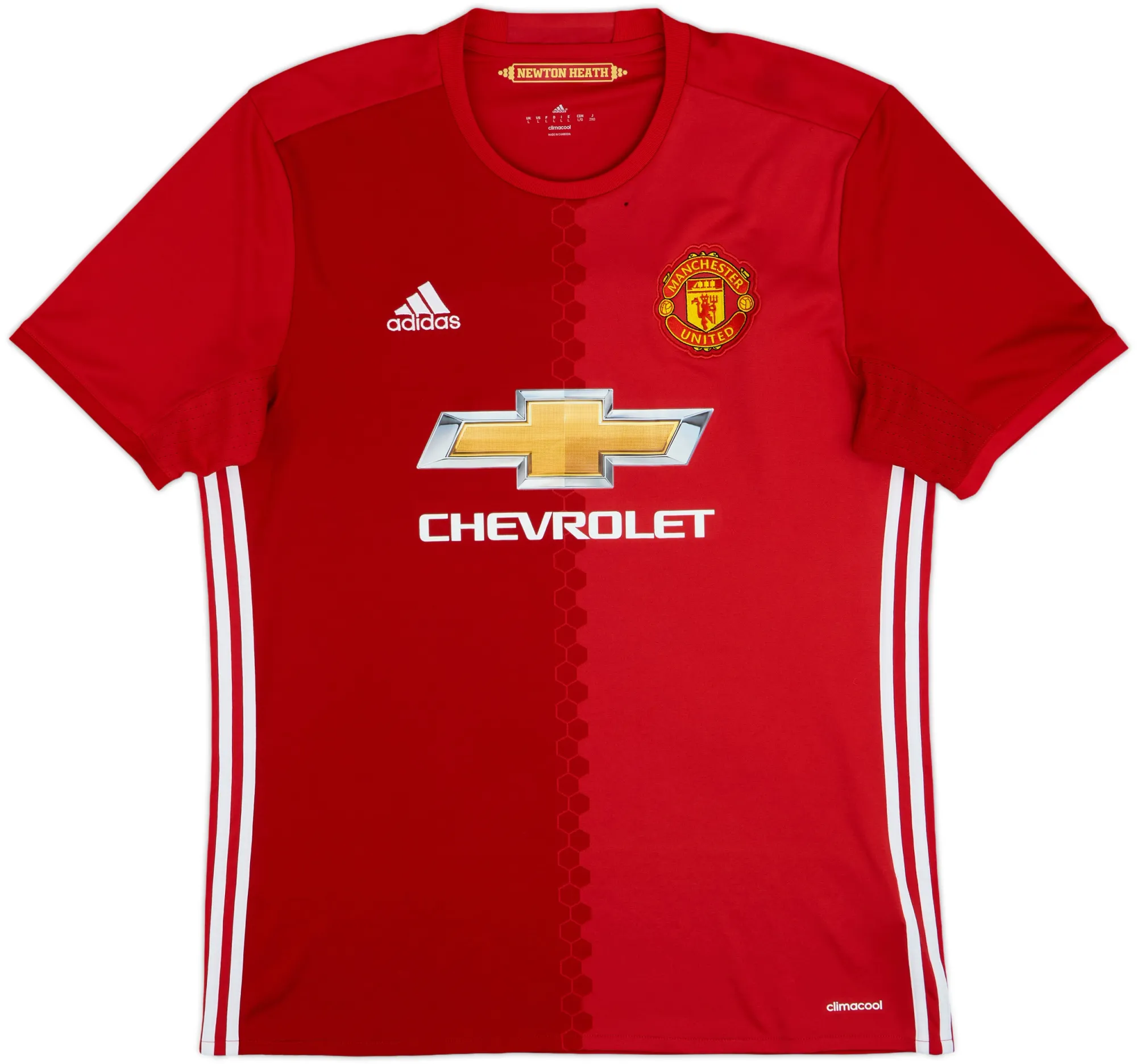 adidas Manchester United Mens SS Home Shirt 2016/17