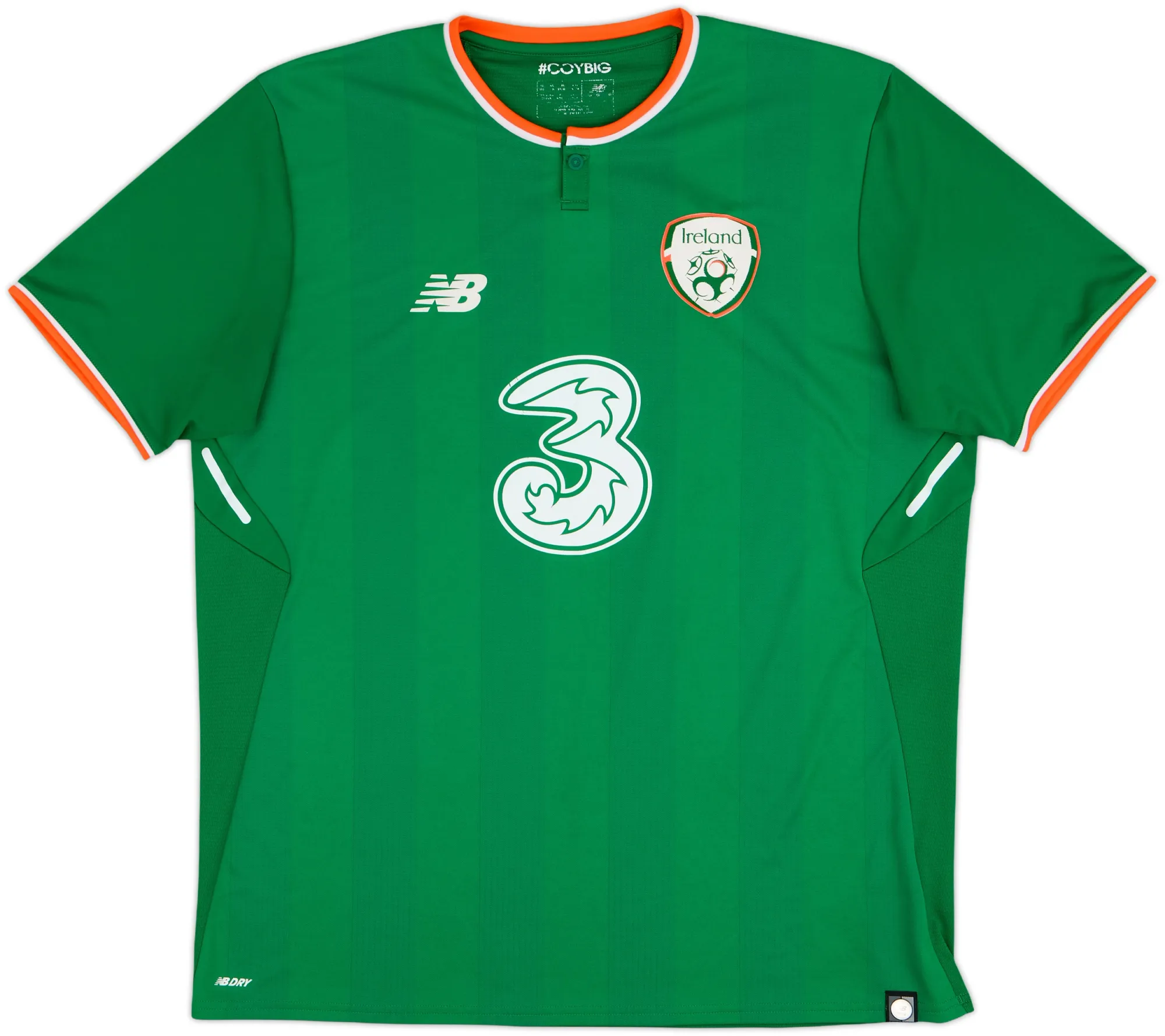 NewBalance Republic of Ireland Mens SS Home Shirt 2017